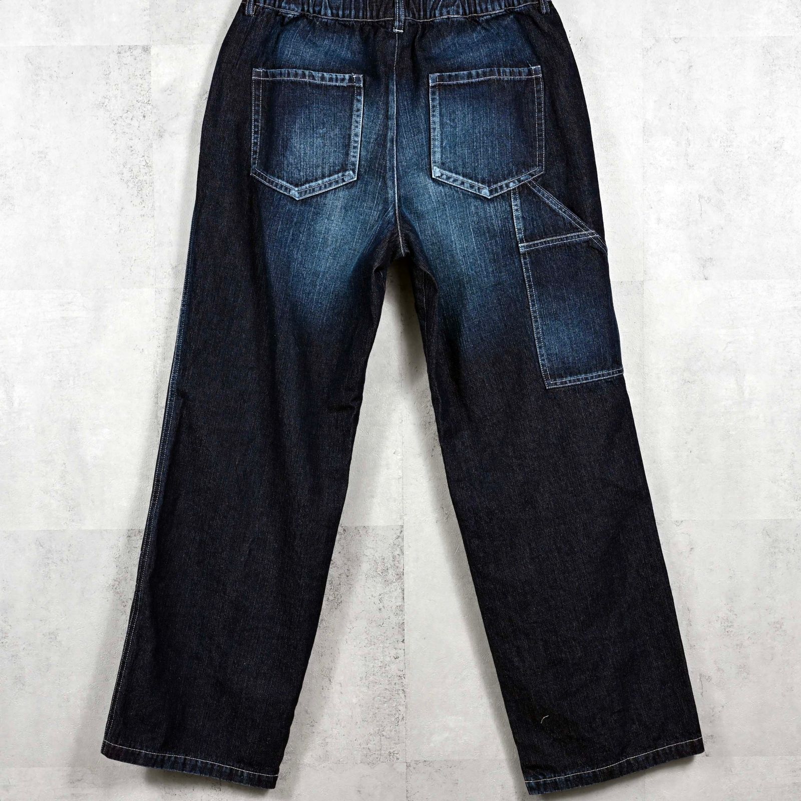 DOUBLE KNEE PT / RC39-ST-041 / ダブルニーワイドデニムパンツ / ダークインディゴ (2月中旬入荷予定)