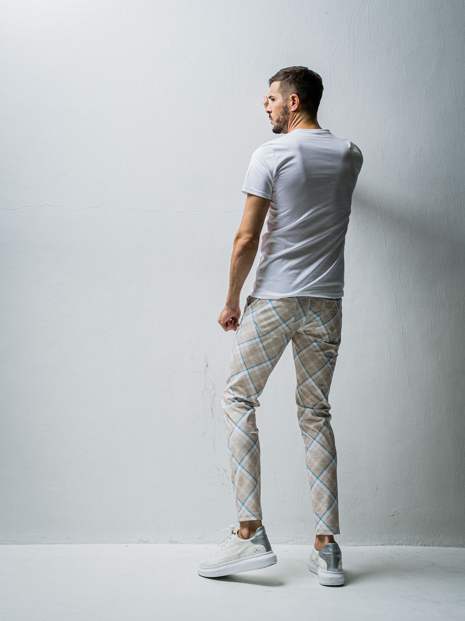 CHRIS EASY PANTS / RC27-ST-016 / チェックイージーパンツ / チェックベージュ