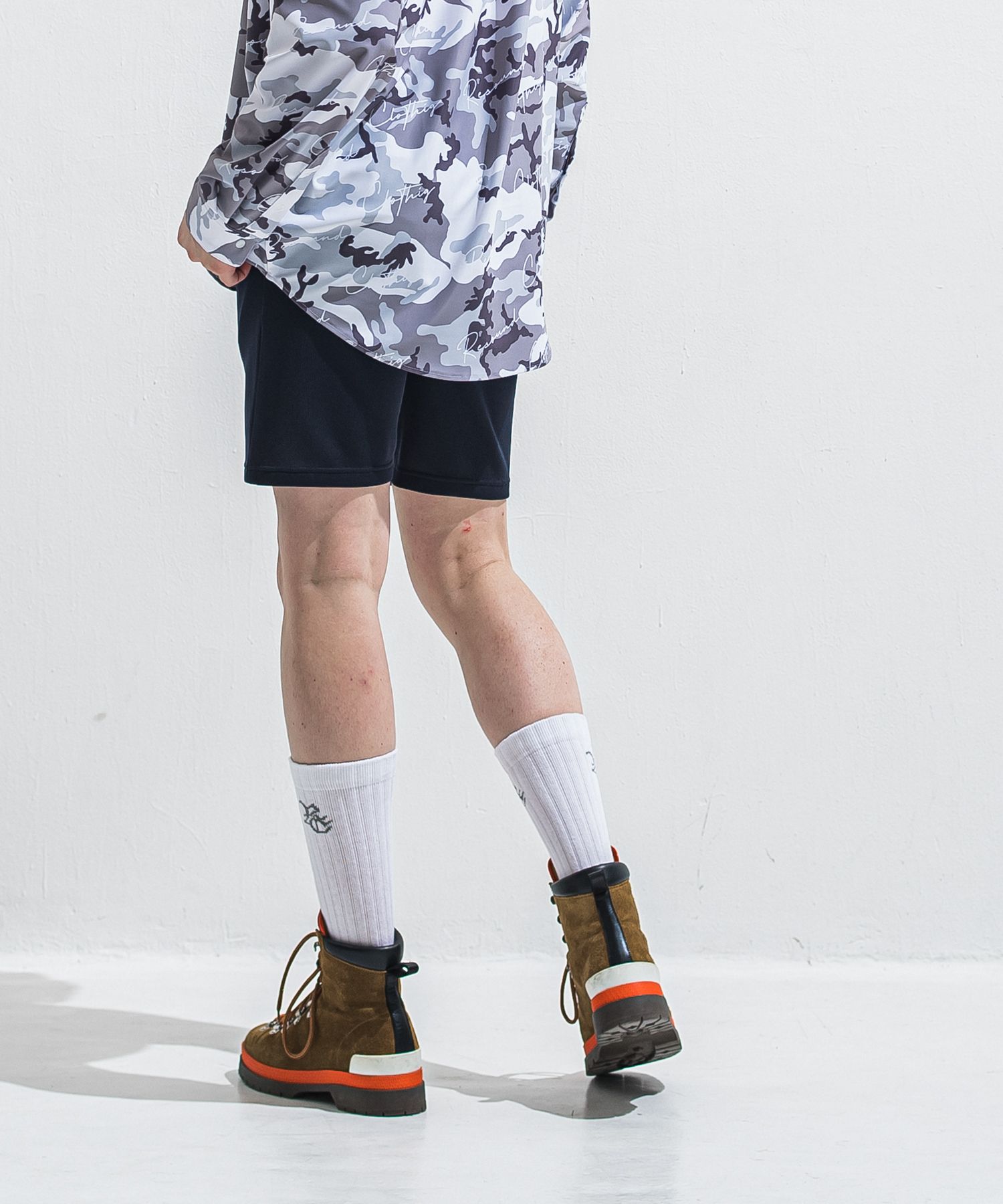 AZE SHORTS / RC40-HP-006 / 高機能畦編みショーツ / ネイビー (5月下旬入荷予定)