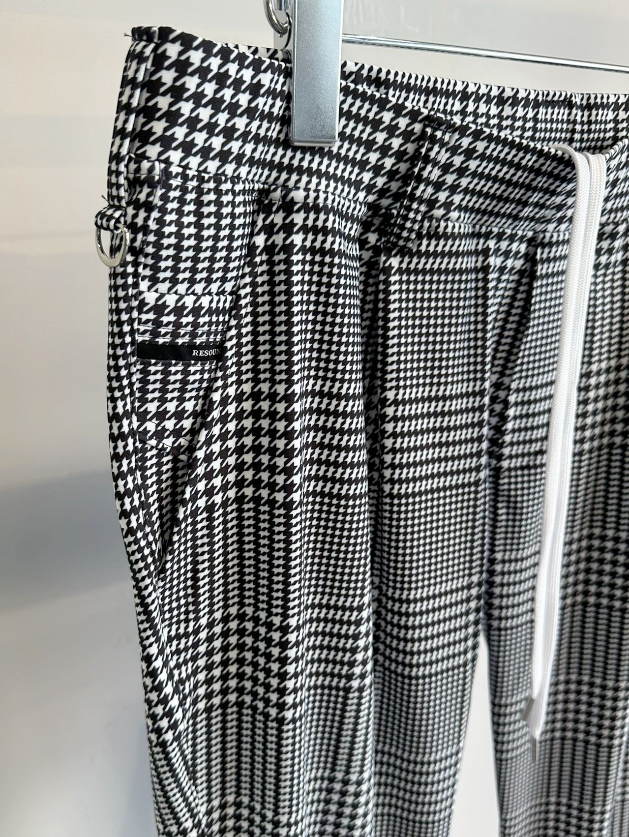 CHRIS EASY TUCK PANTS / RC32-ST-016T / イージータックパンツ / グレンチェックブラック