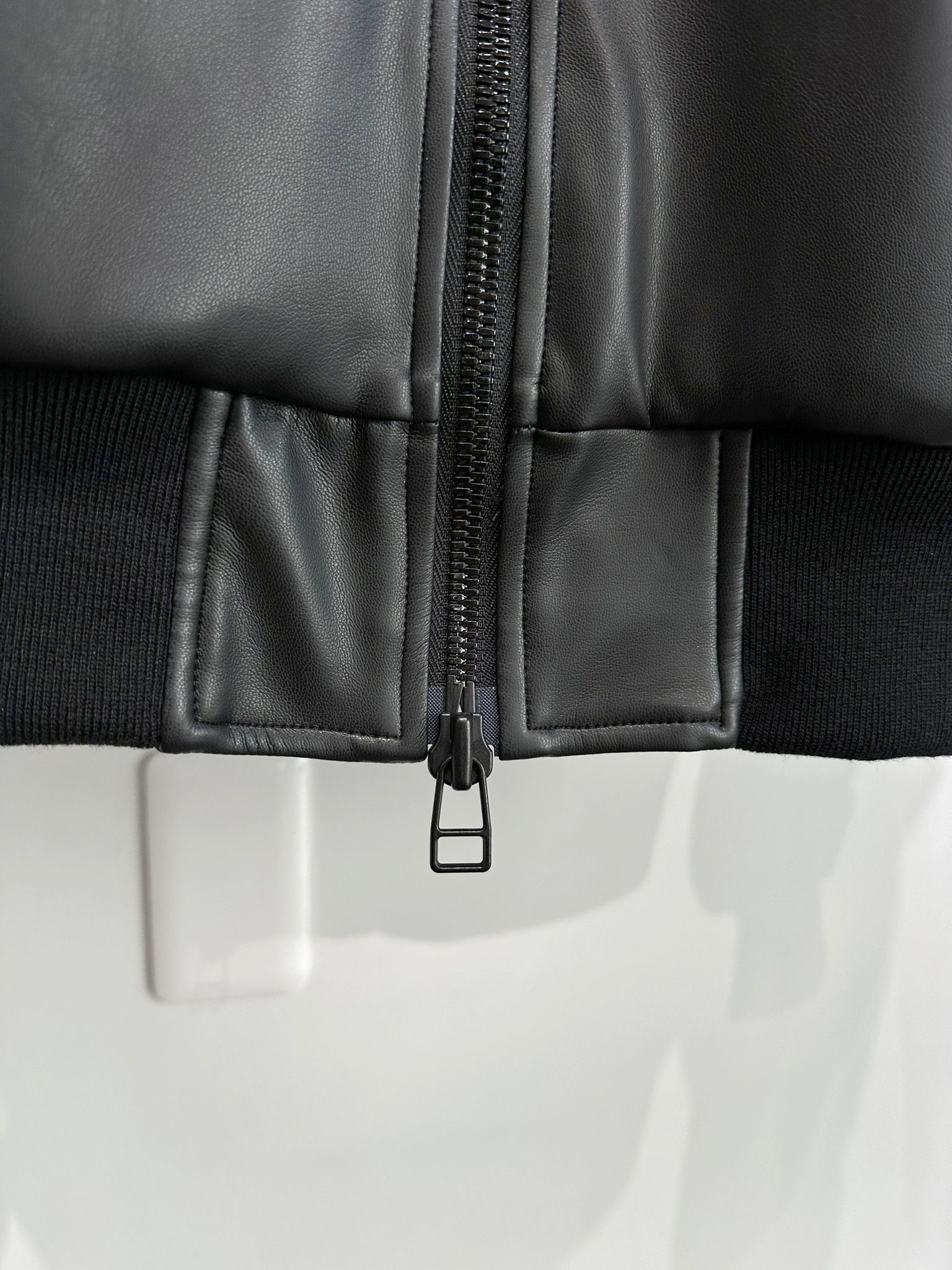 DAVID JACKET / RC33-JK-003 / MA-1 / エコレザーブラック