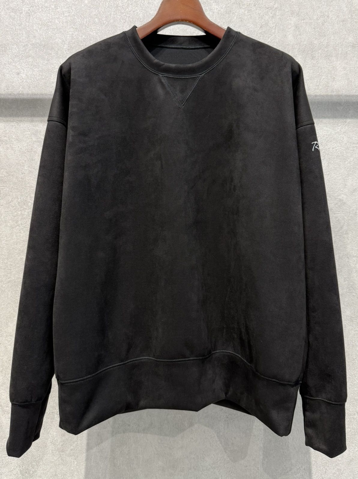 SUEDE DROP TRAINER / RC38-C-005 / スエードトレーナー / ブラック