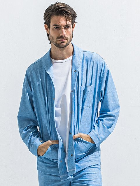 RUSH CAVER ALL / RC40-JK-002 / ラッシュガードカバーオール / ライトインディゴ (5月中旬入荷予定)