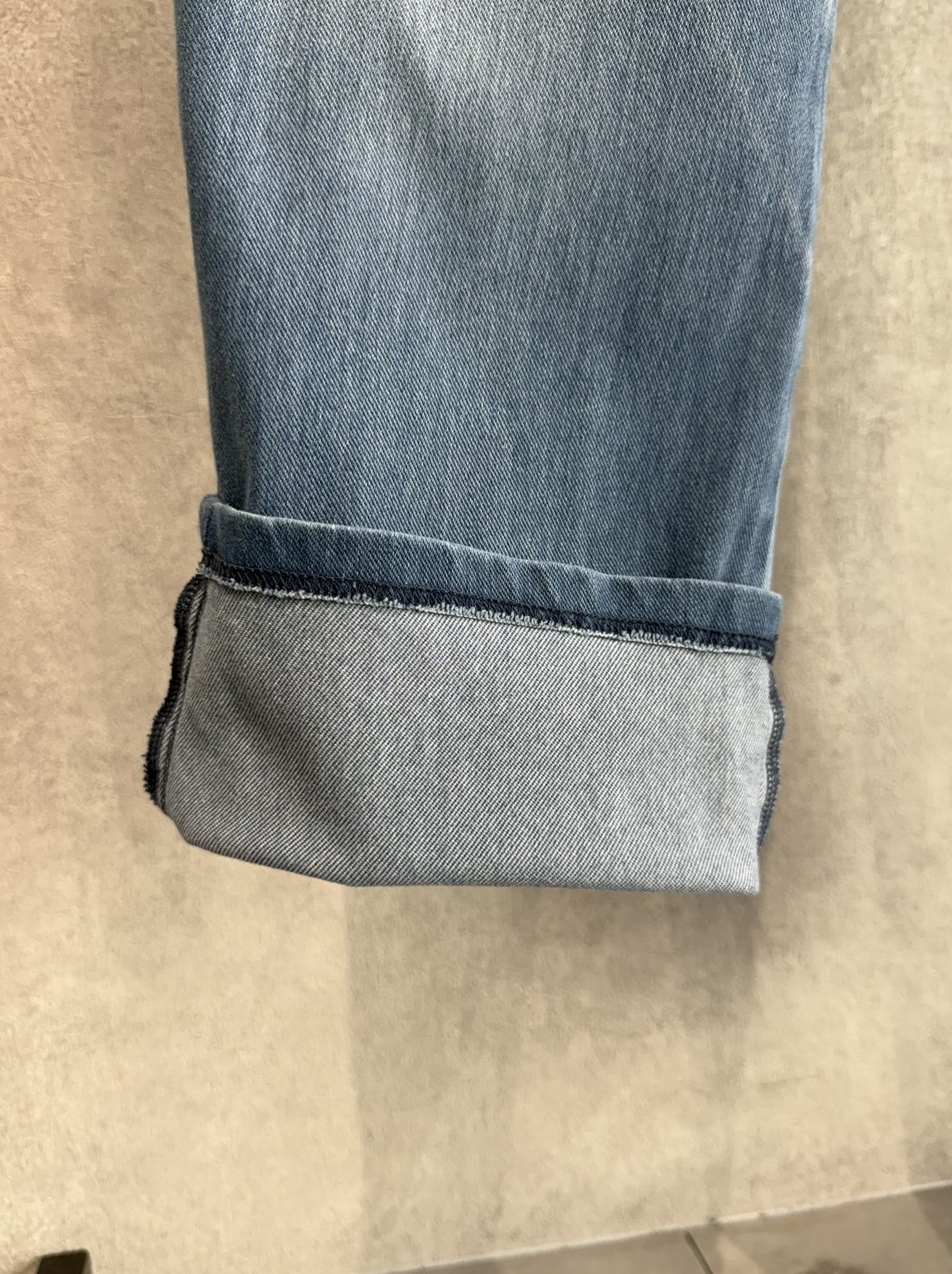 DENIM JERSEY WIDE PT / RC39-ST-016WTD / ライトオンスデニムジャージ ワイドパンツ / ライトインディゴ