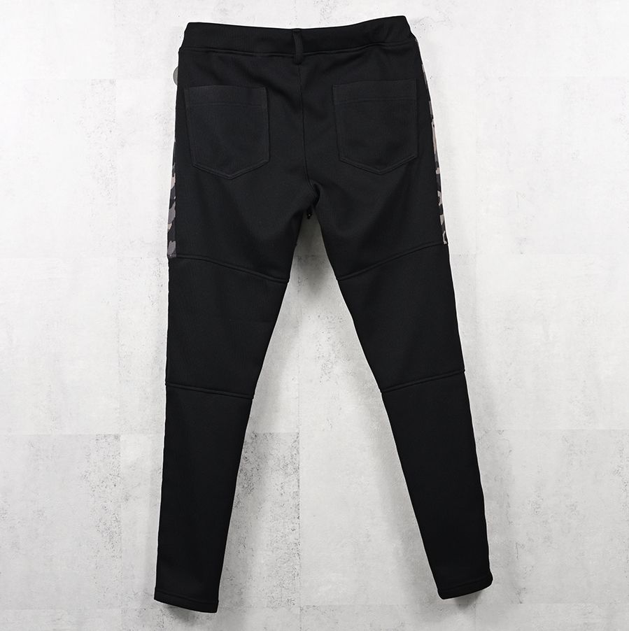 JT PT / RC41-ST-045 / 切り替えラインタックパンツ / ブラック (8月上旬入荷予定)