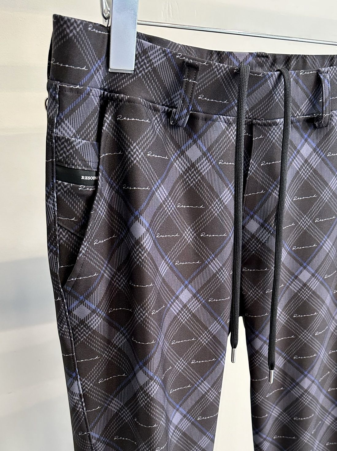 CHRIS EASY PANTS / RC27-ST-016 / チェックイージーパンツ / チェックブラック