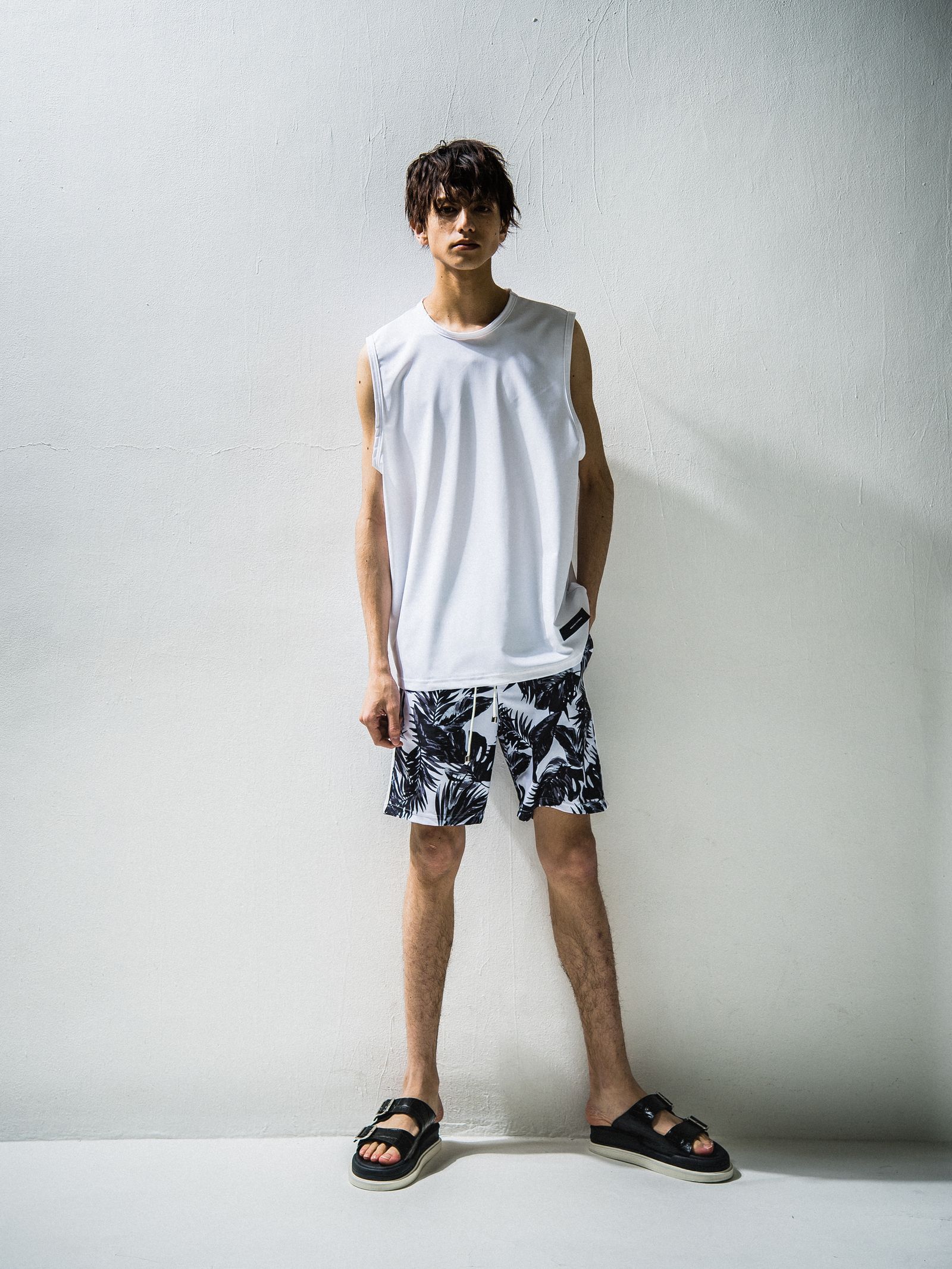 LEAF RUSH SHORTS / RC24-HP-003 / ラッシュガードハーフパンツ ※