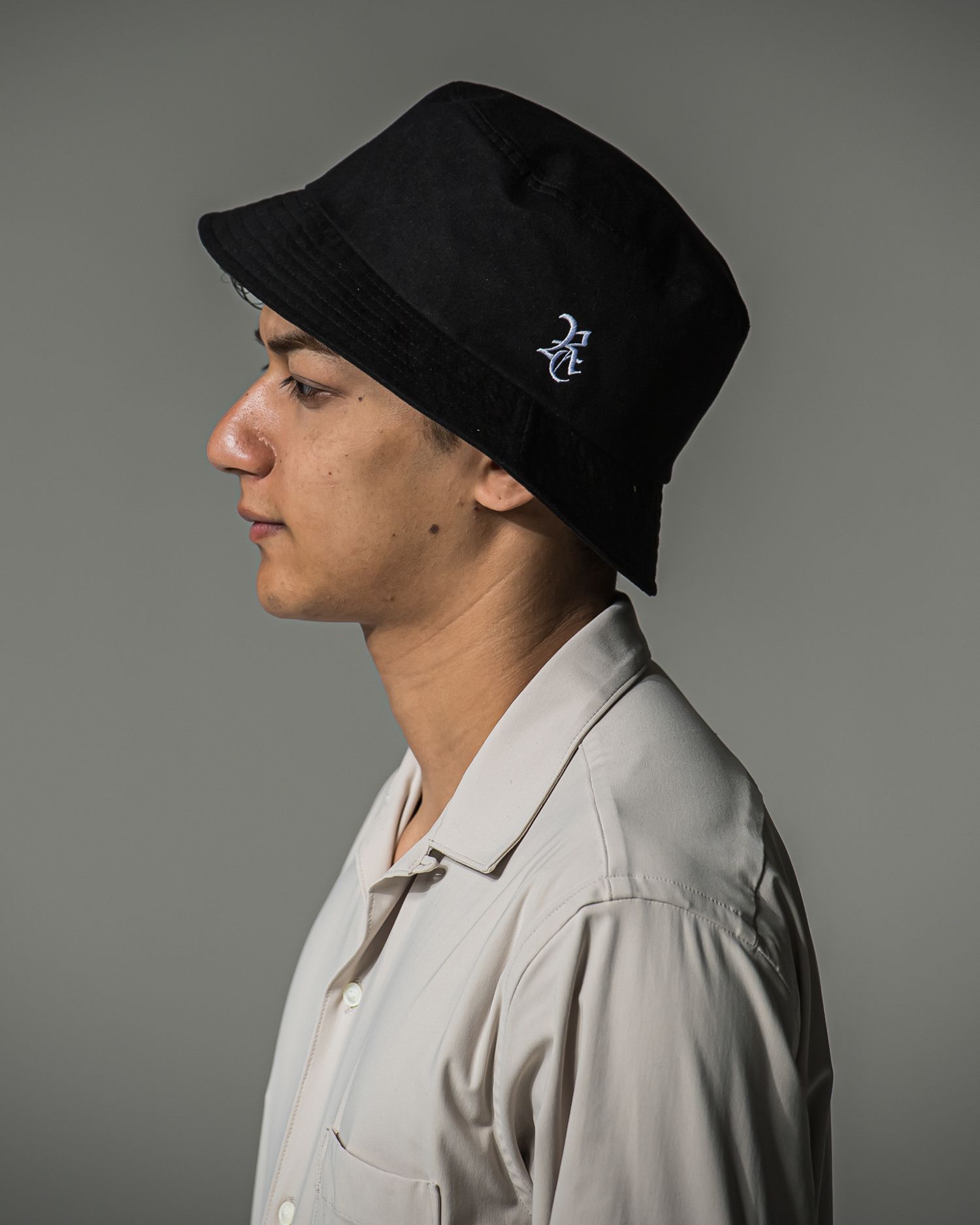 SUEDE BUCKET HAT / RC37-CAP-003 / スエードエコレザーバケットハット / ブラック (9月上旬入荷予定)