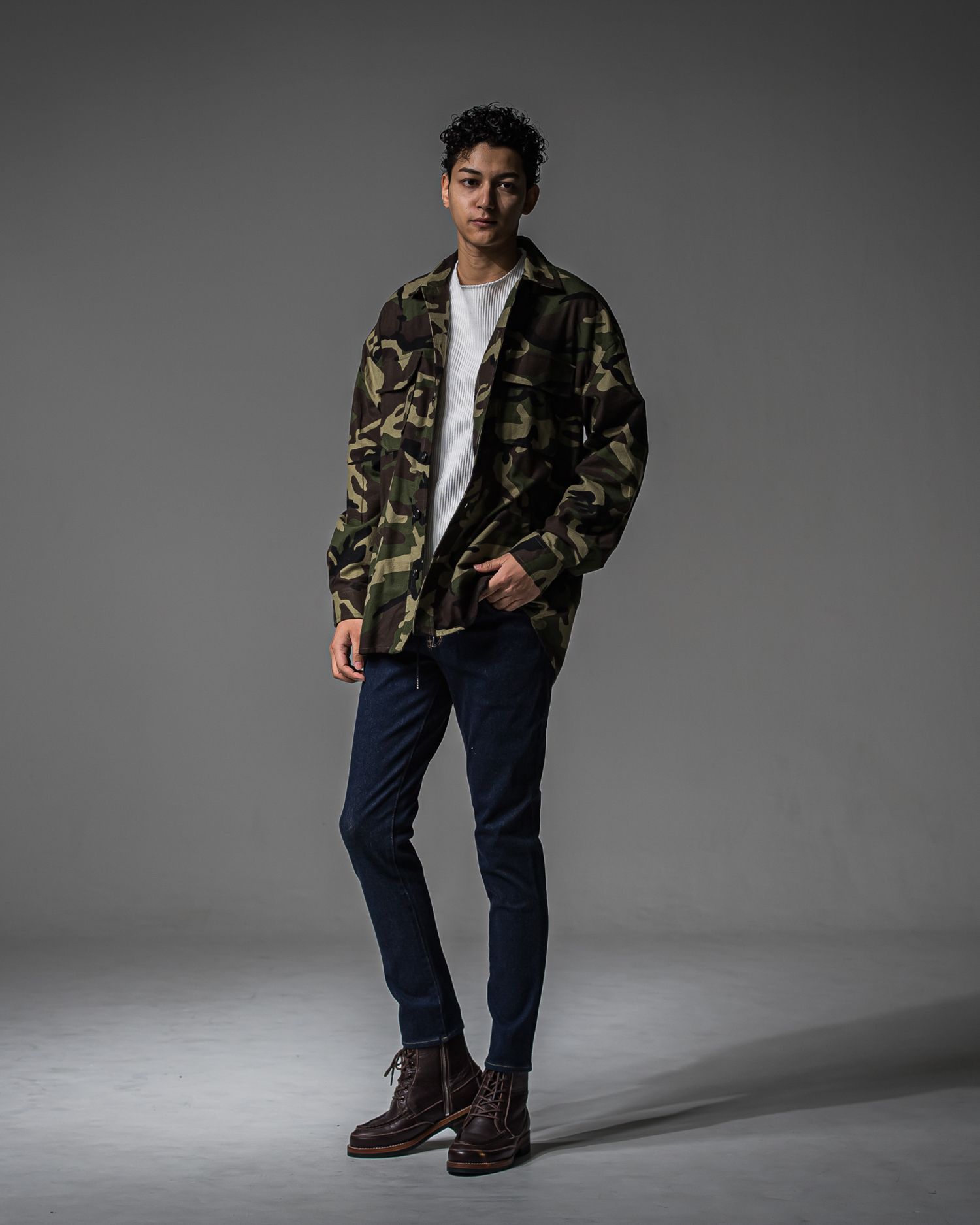 MICK DENIM JERSEY / BASIC-ST-020 / デニムジャージテーパードパンツ / インディゴワンウォッシュ (9月上旬入荷予定)