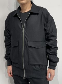 AG WOOL FLIGHT JK / RC34-JK-006 / ウールミリタリージャケット / ブラック