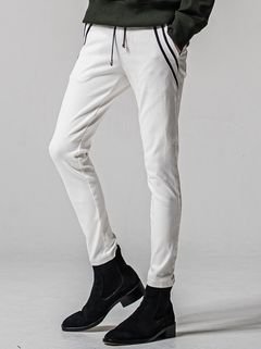 EX DENIM JERSEY EDGE PT / RC39-ST-014D / デニムジャージラインパンツ / ホワイト (2月上旬入荷予定)