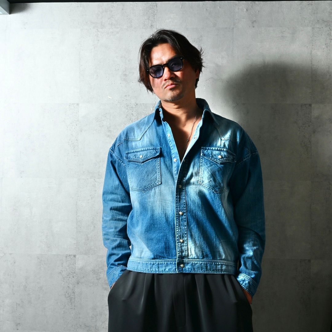 WESTAN JK / DP1-JK-004 / ウエスタンシャツジャケット / ミディアムインディゴ (3月中旬入荷予定)