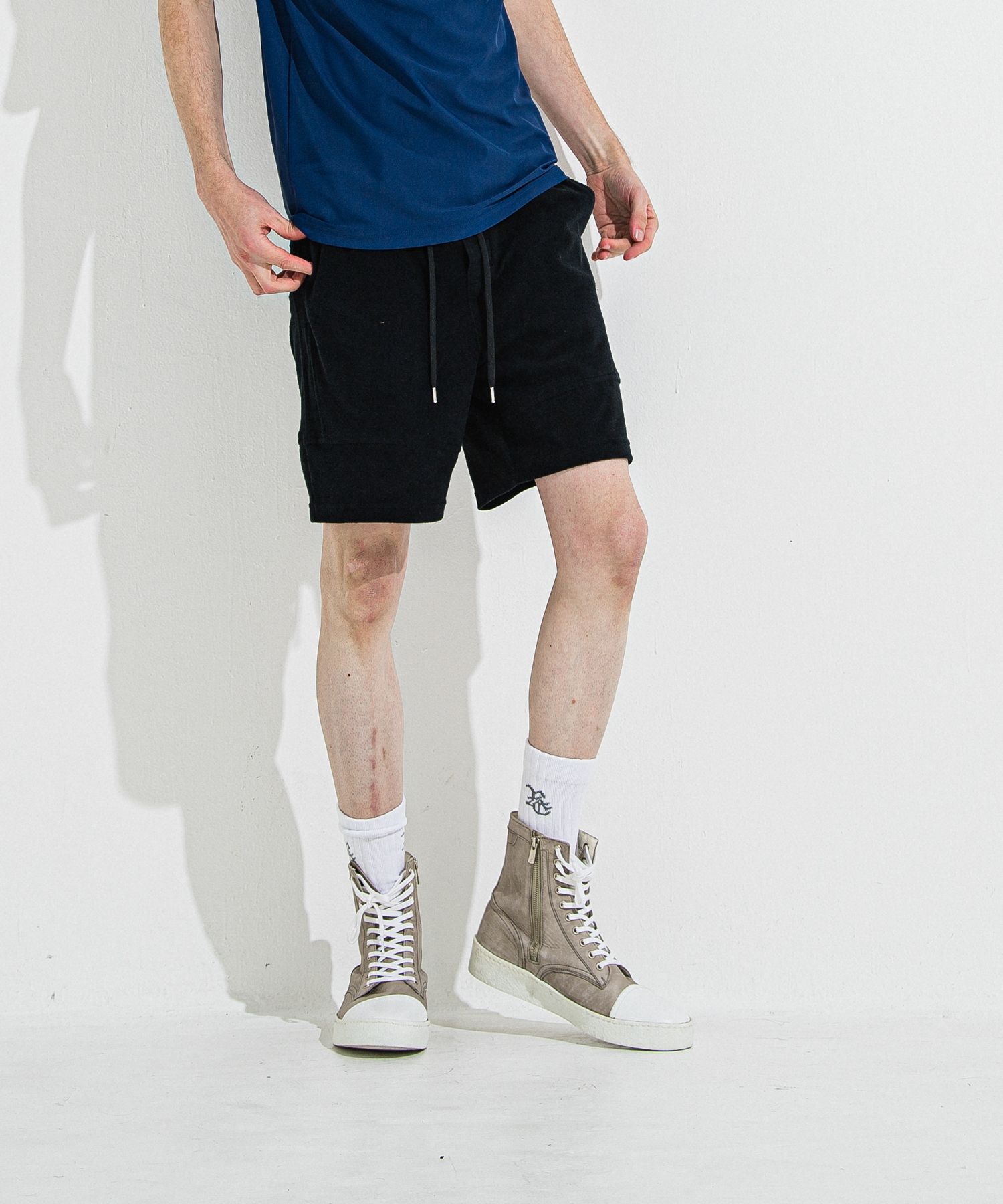 TYLER PILE SHORTS / RC36-HP-001 / パイルラインショーツ / ブラック