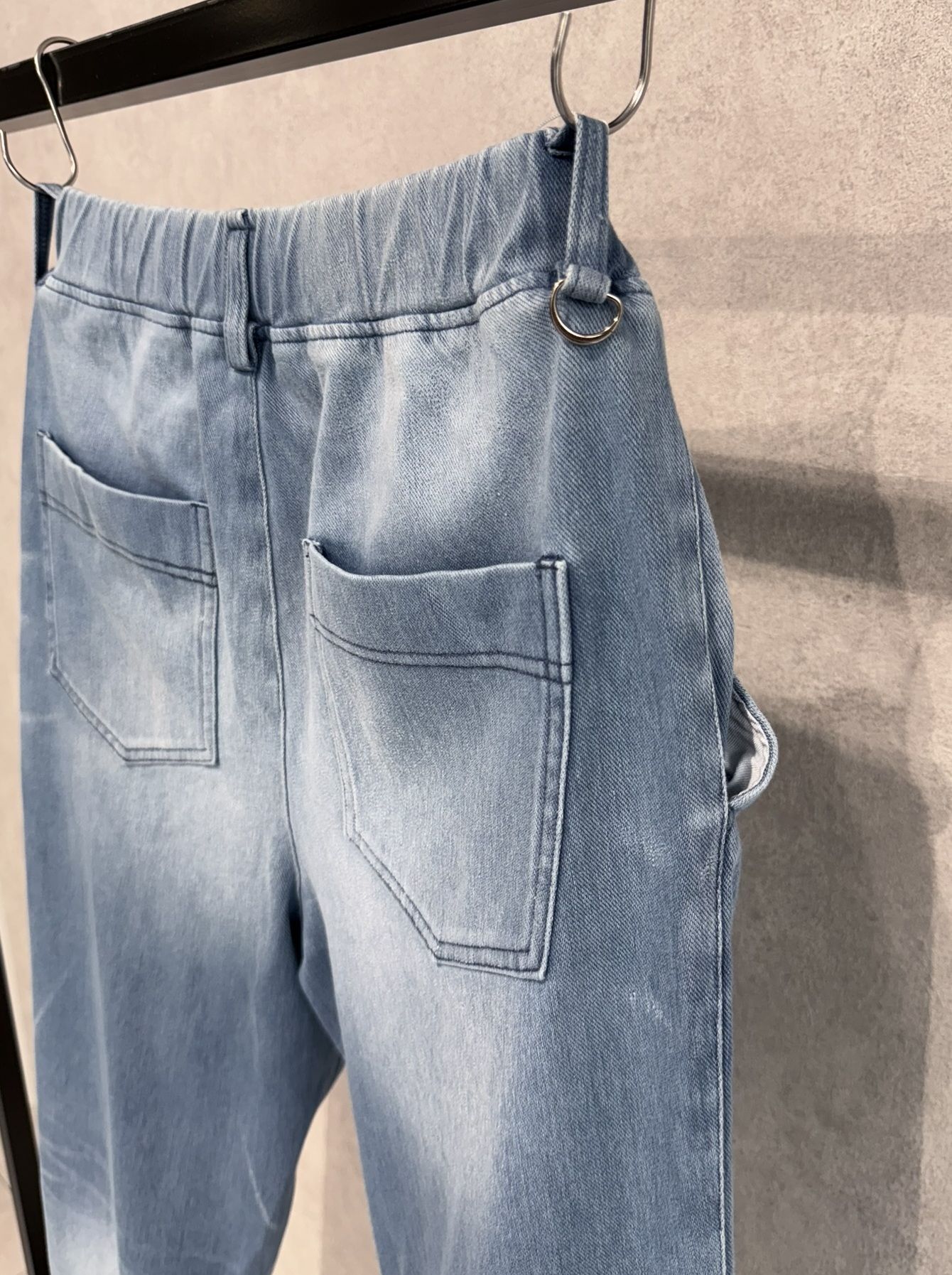 DENIM JERSEY WIDE PT / RC36-ST-016WTD / ライトオンスデニムジャージワイドパンツ / ライトインディゴ