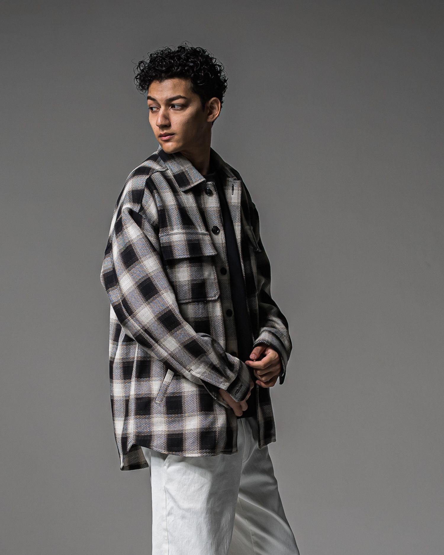 CPO SHIRTS JK / RC37-JK-004 / CPOチェックシャツジャケット / ブラックチェック (9月中旬入荷予定)