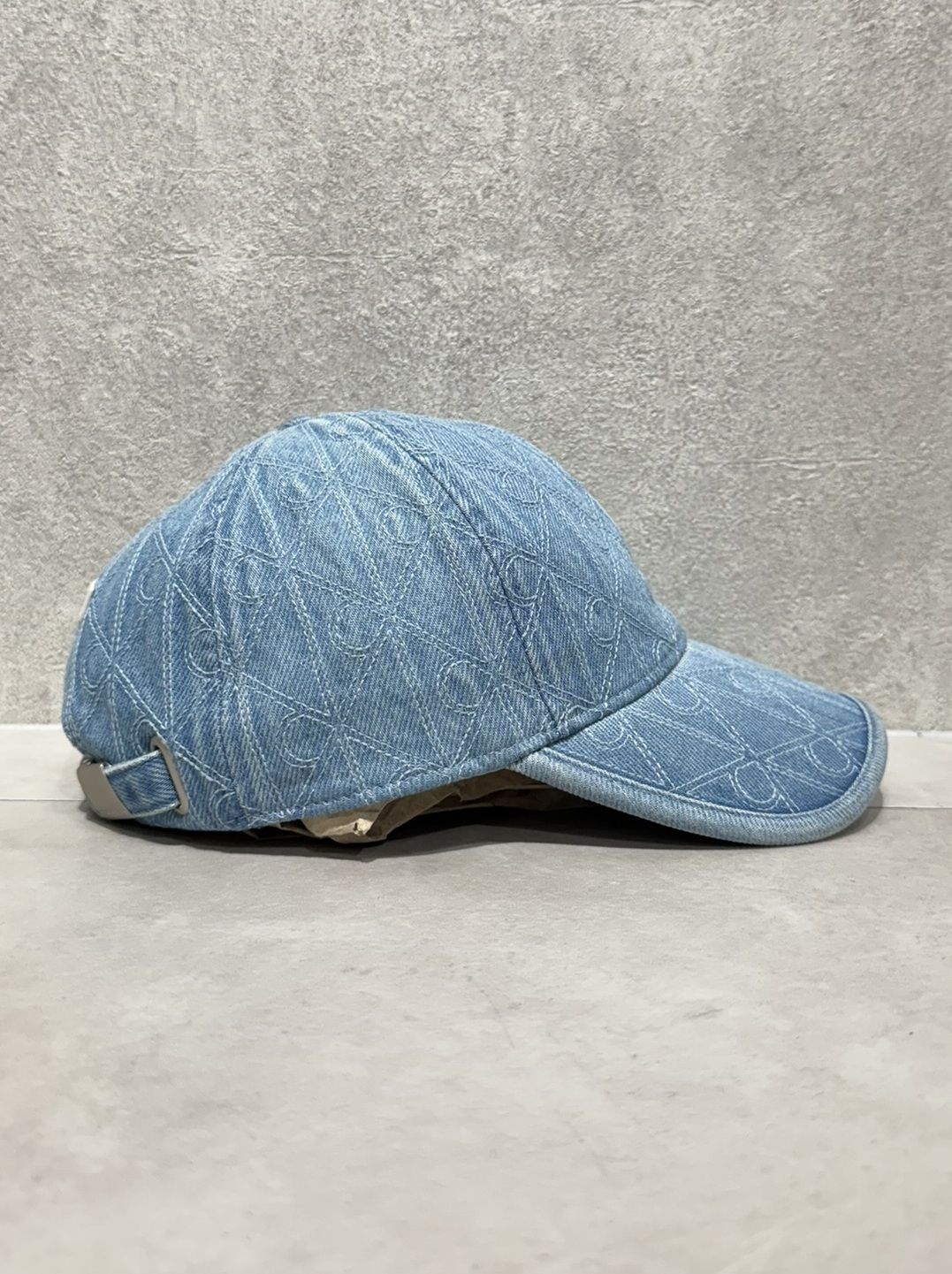 エンブレムキルトレザーパッチデニムキャップ / 4D5030G / VHJ(ブルー)