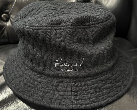 ROPE SWEAT BUCKET HAT / RC30-CAP-003 / バケットハット / ブラック
