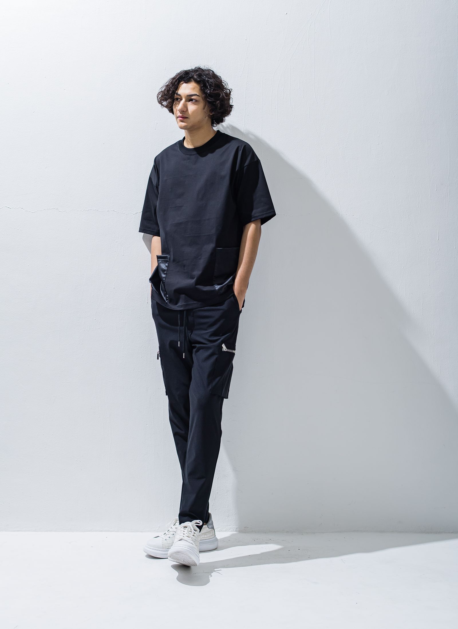 RESOUND CLOTHING - SIDE POCKET OVER TEE / RC28-T-005 / サイド