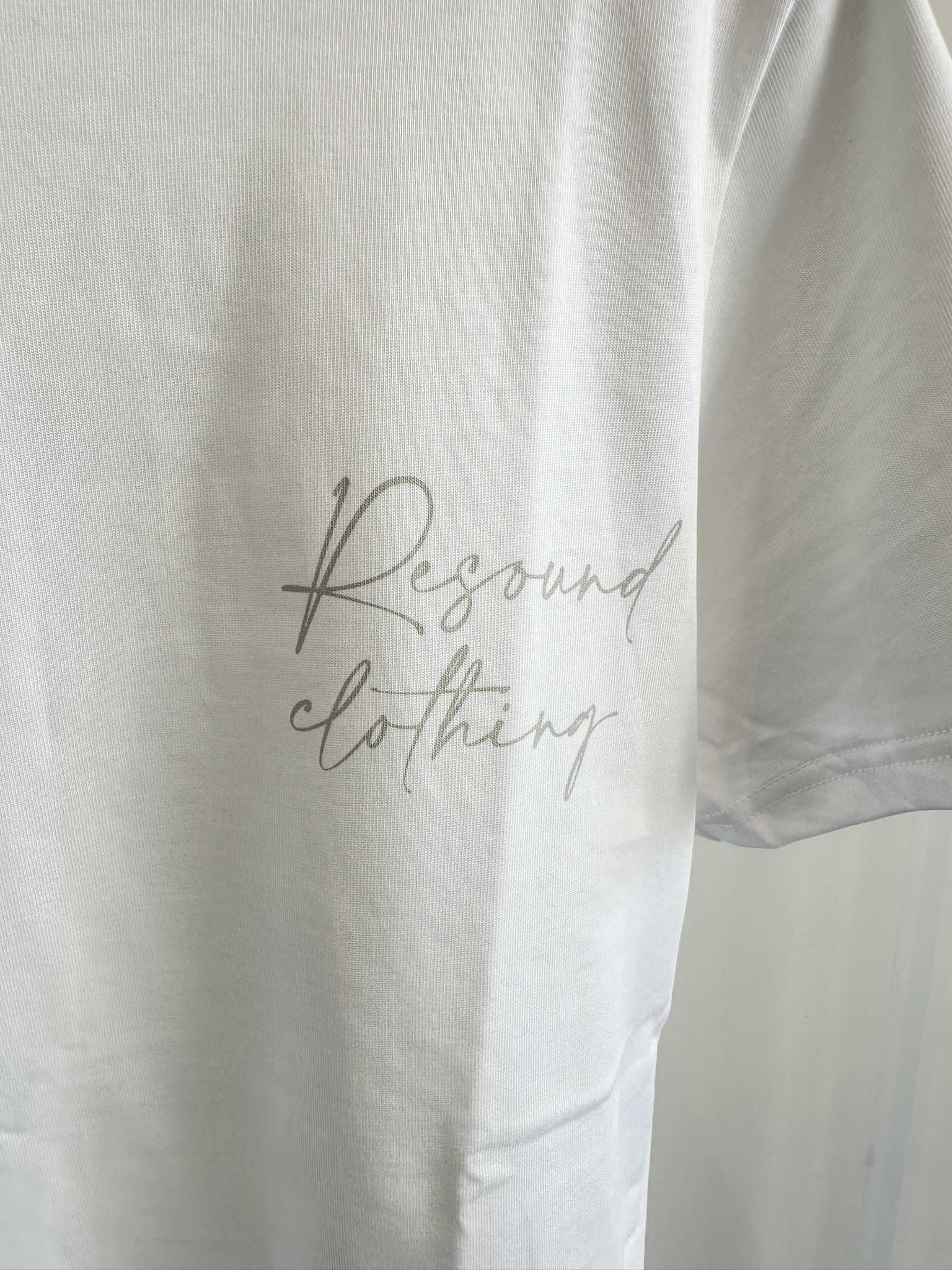 ICON BASIC TEE / RC32-T-001 / バックロゴTシャツ / ホワイト