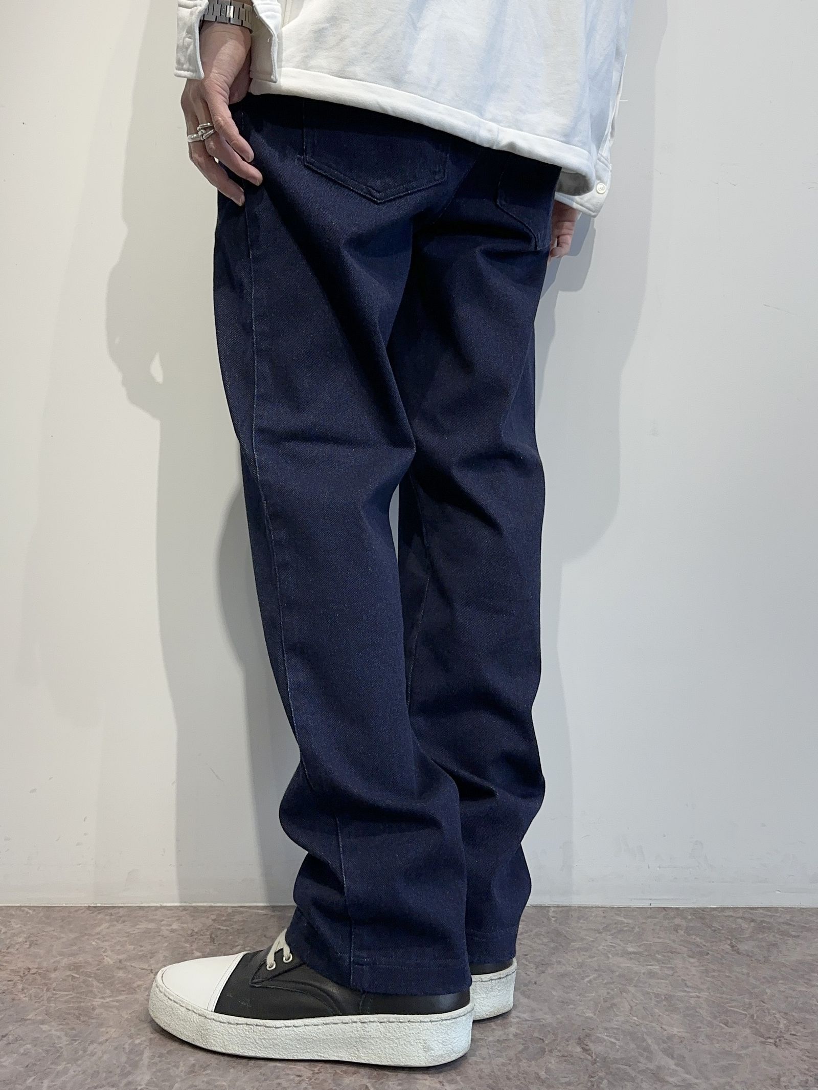EX DENIM JERSEY WIDE PT / RC35-ST-016WTD / デニムジャージワイドパンツ / インディゴワンウォッシュ