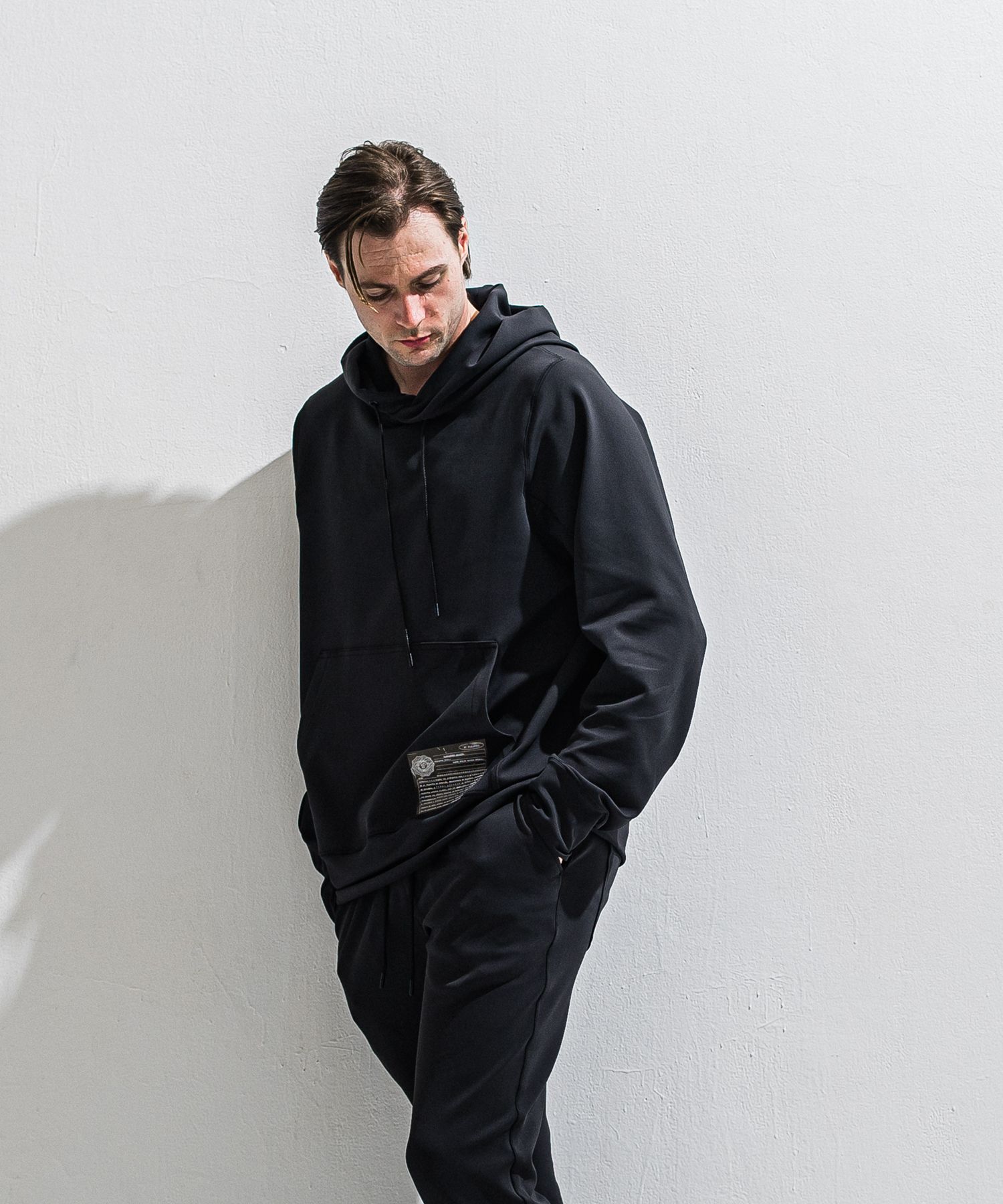 WILL PULLOVER HOODIE / DP1-C-001 / ウィルプリントプルオーバーパーカー / ブラック (2月上旬入荷予定)