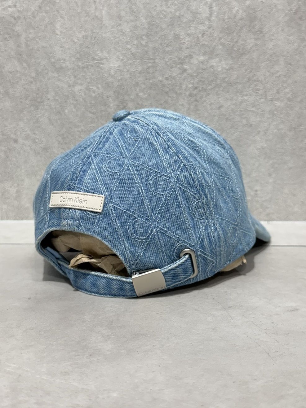 エンブレムキルトレザーパッチデニムキャップ / 4D5030G / VHJ(ブルー)