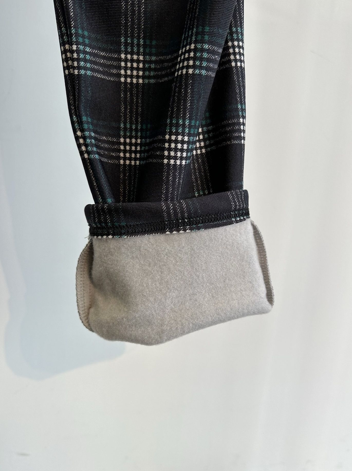 CHRIS EASY HEAT TUCK PANTS / RC30-ST-016HT / 裏起毛タックパンツ / ブラック×グリーンチェック