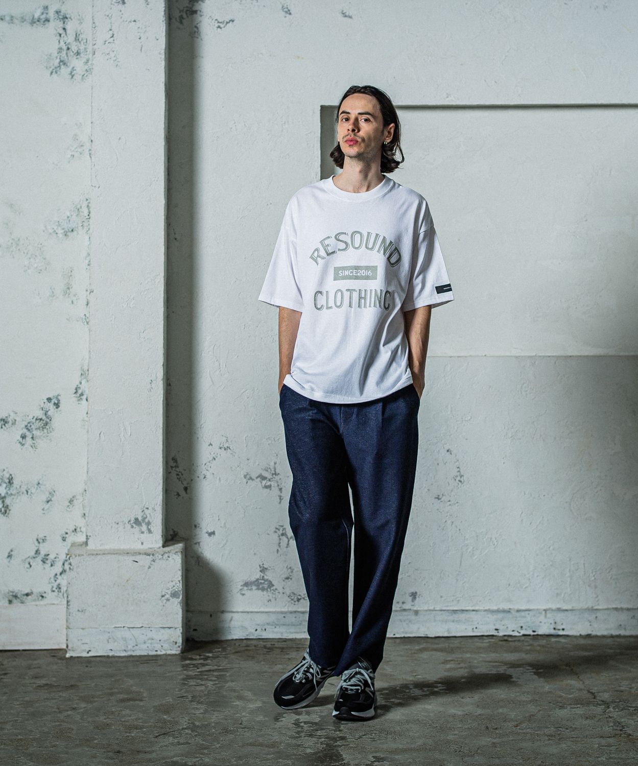 EX DENIM JERSEY WIDE PT / RC35-ST-016WTD / デニムジャージワイドパンツ / インディゴワンウォッシュ