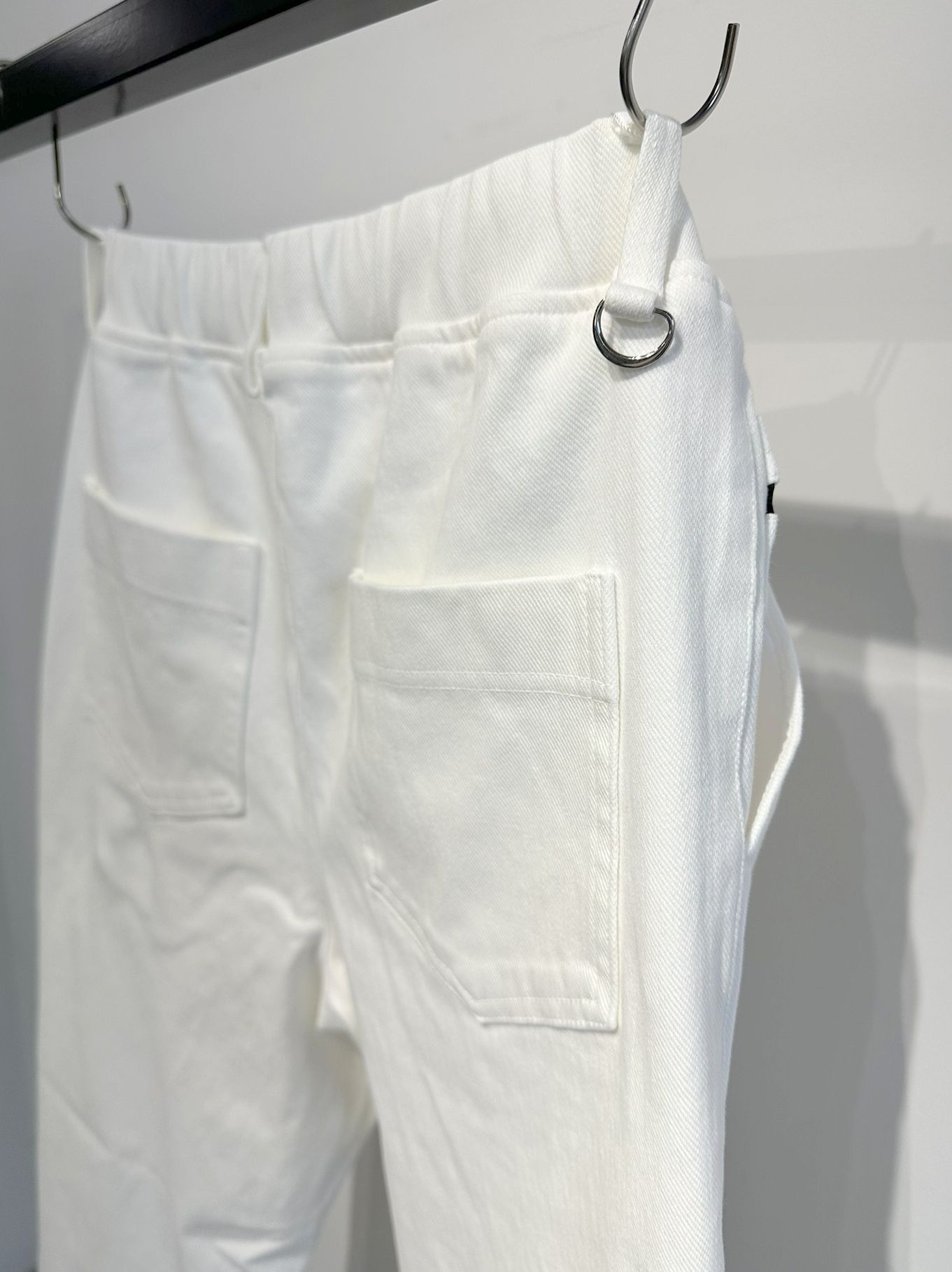 EX DENIM JERSEY WIDE PT / RC35-ST-016WTD / デニムジャージワイドパンツ / ホワイト