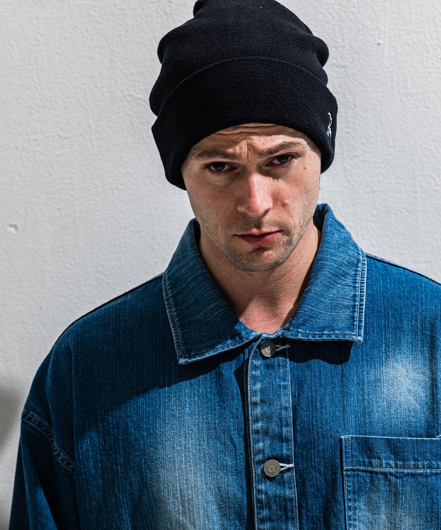 LINEN KNIT CAP / RC39-CAP-001 / コットンリネンニットキャップ / ブラックRC (2月上旬入荷予定)