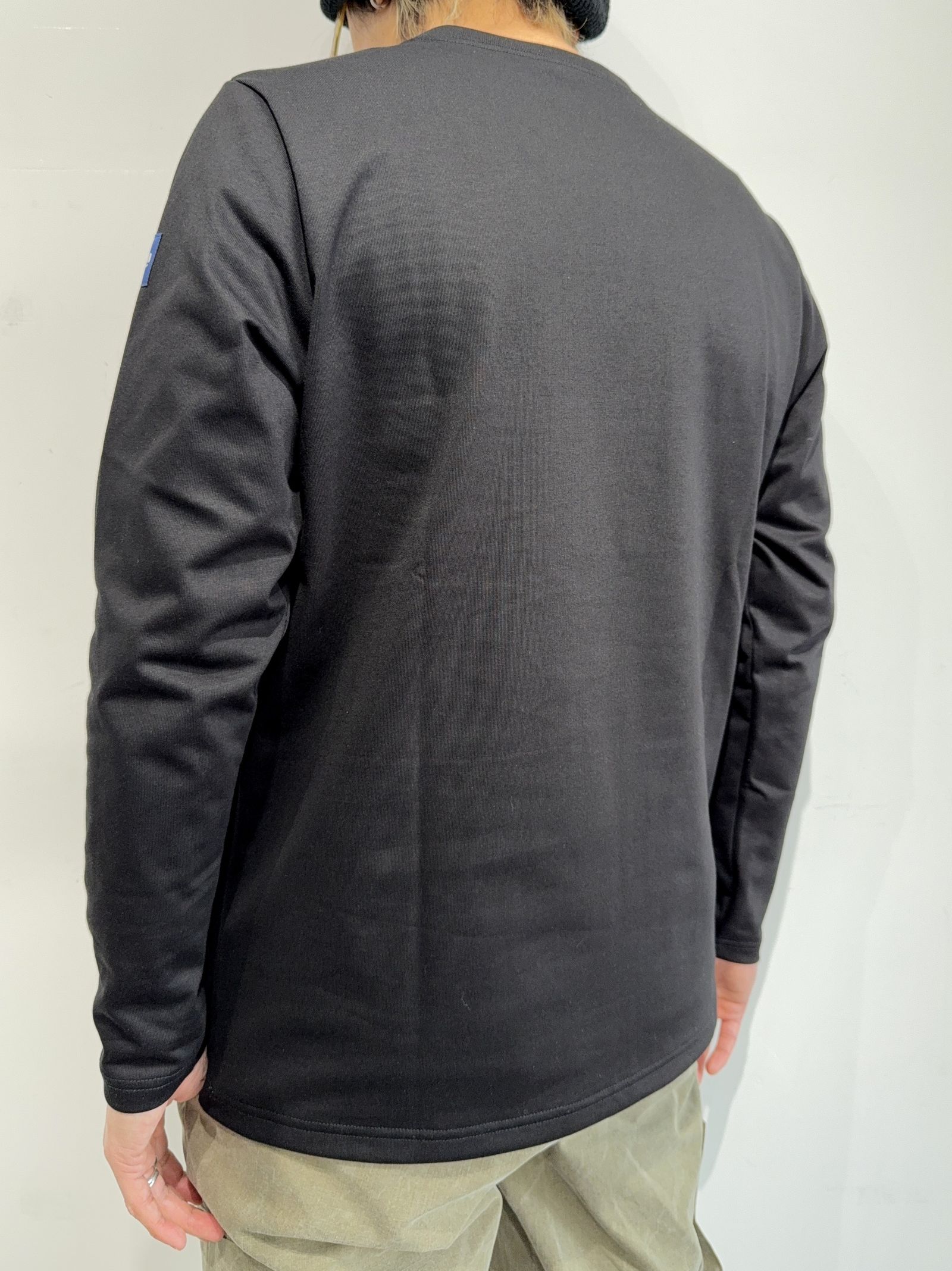 NSNF LONGSLEEVE TEE / RC35-T-009 / メッセージロゴ長袖Tシャツ / ブラック