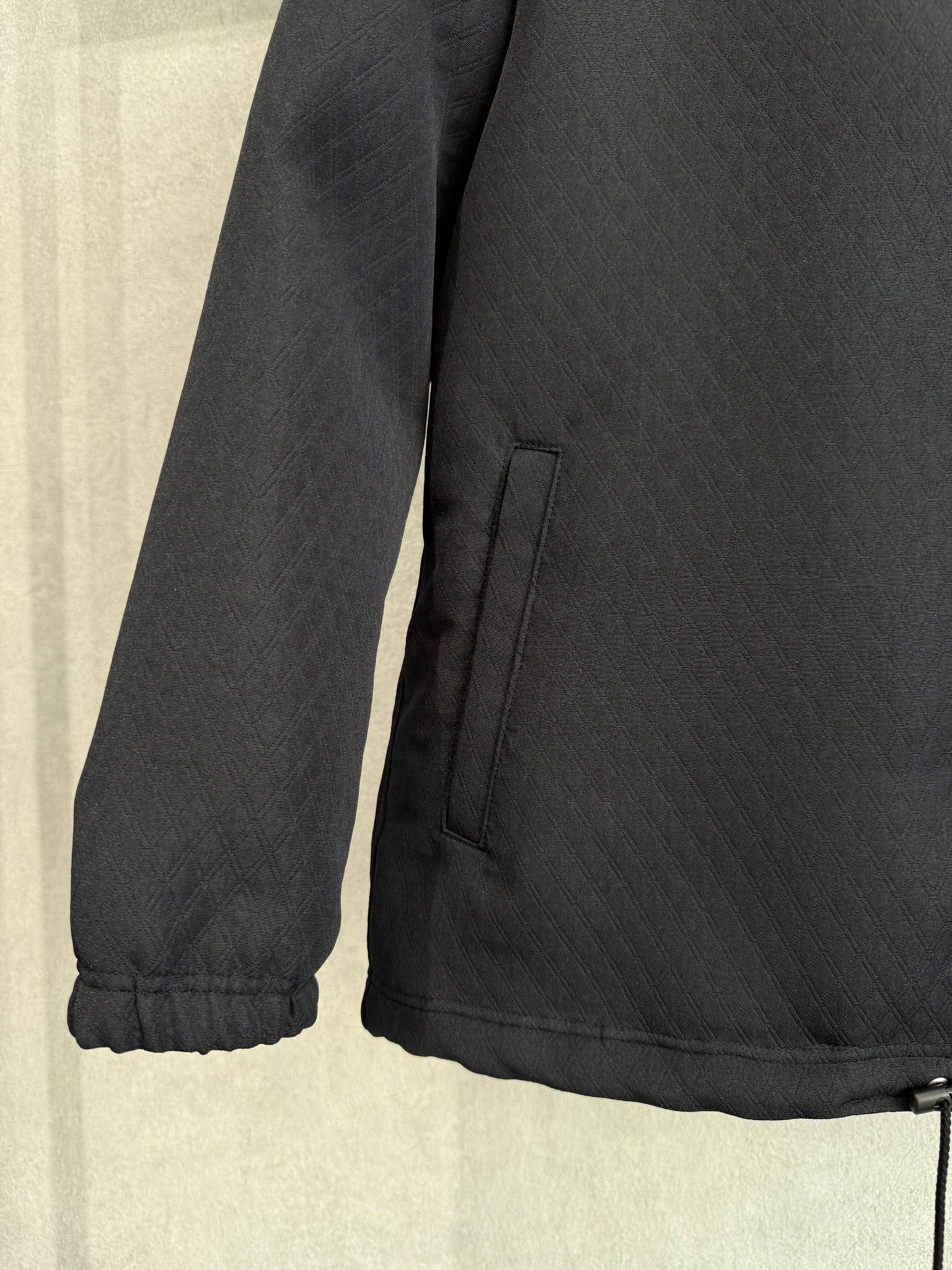 FUR COACH JK / RC38-JK-005 / キルティングファーコーチジャケット / ブラック