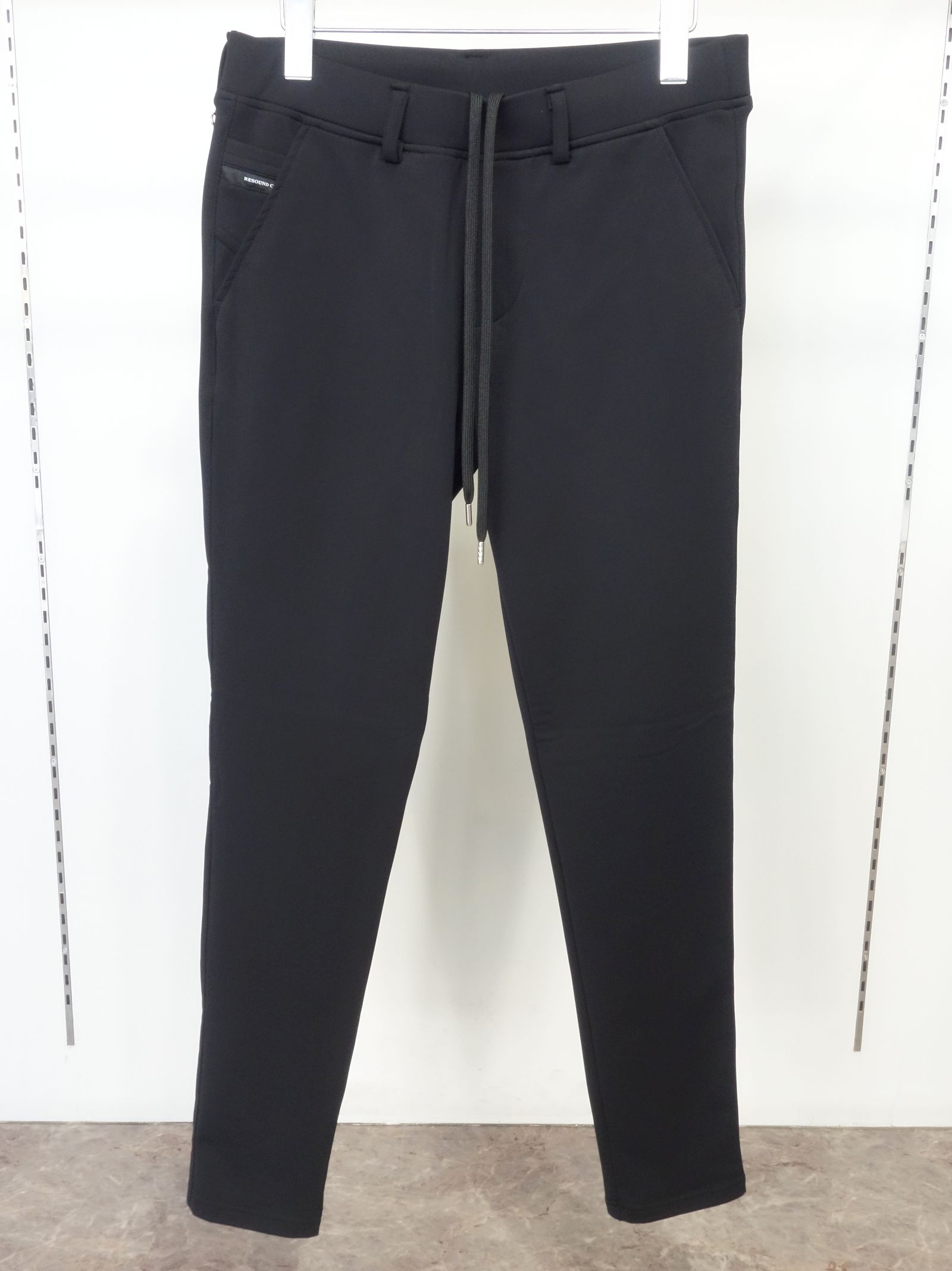 CHRIS EASY HEAT PANTS / RC30-ST-016H / 裏起毛イージーパンツ / ブラック