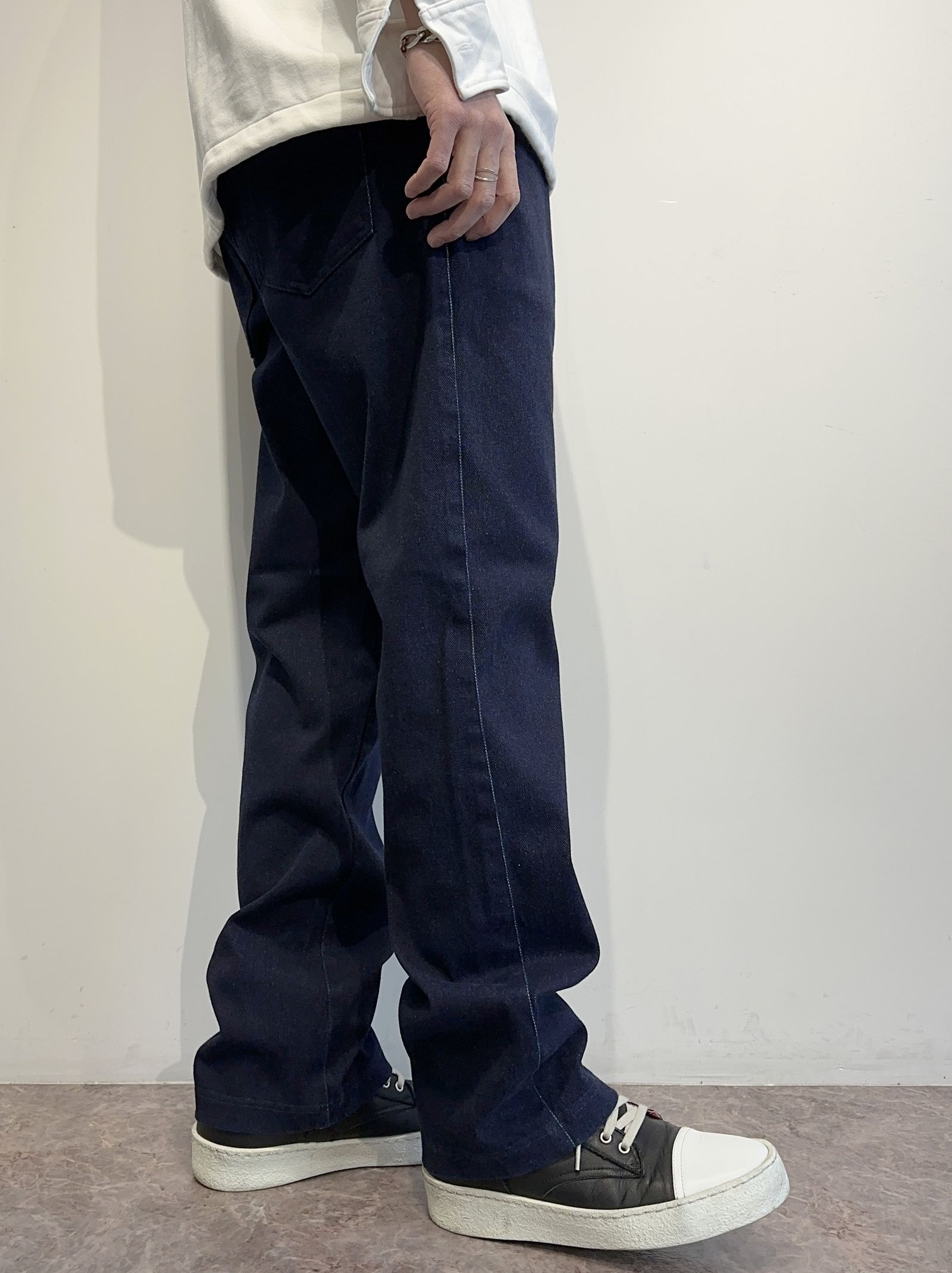 格安即決 RESOUND CLOTHING - EX DENIM JERSEY WIDE PT / RC35-ST-016WTD パンツ