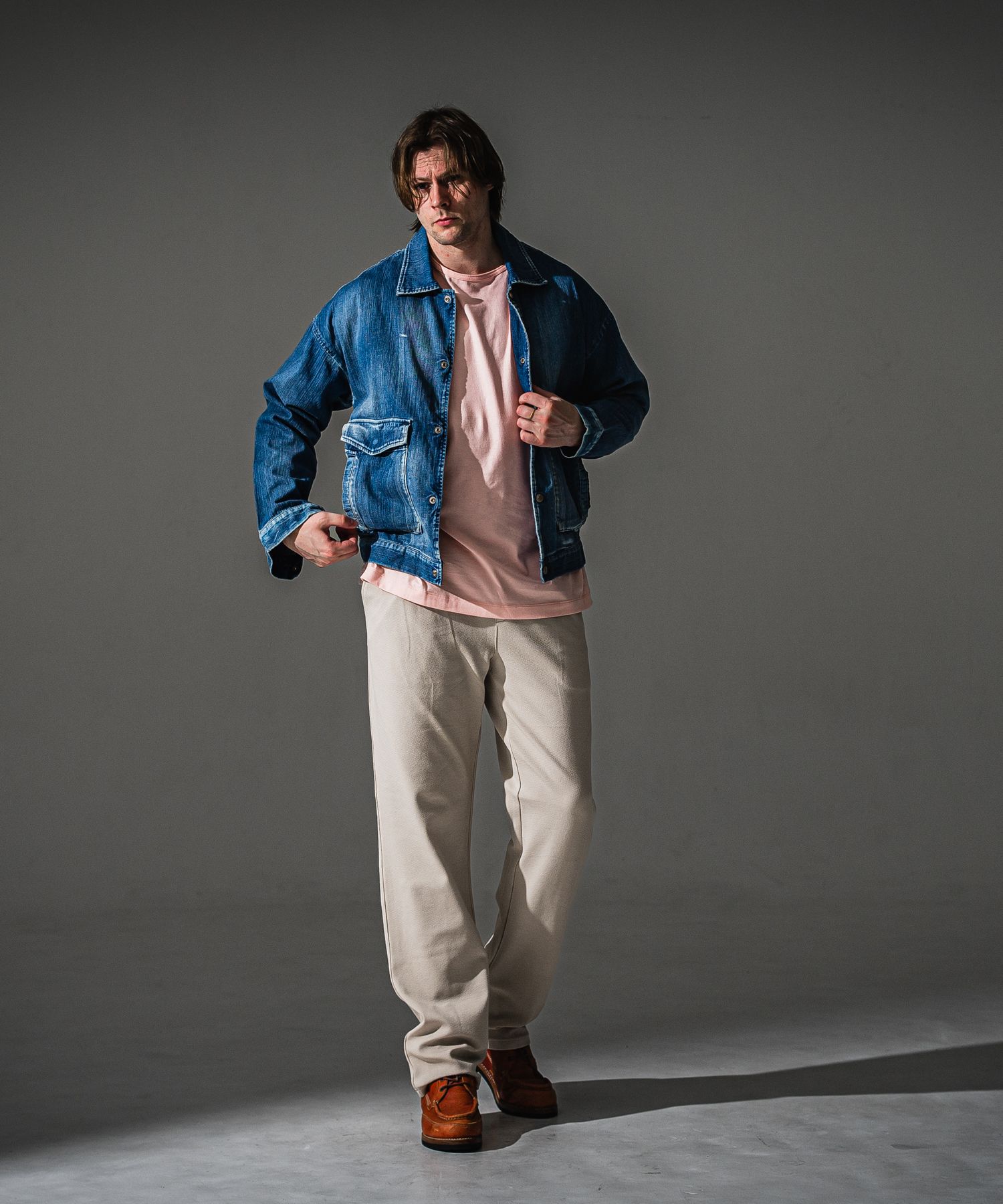 LDENIM AG FLIGHT JACKET / RC41-JK-001 / デニムフライトジャケット / ダークインディゴ (8月中旬入荷予定)