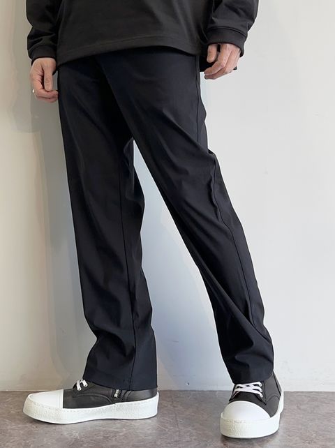 CHRIS EASY WIDE PANTS / RC31-ST-016W / ナイロンワイドパンツ / ブラック