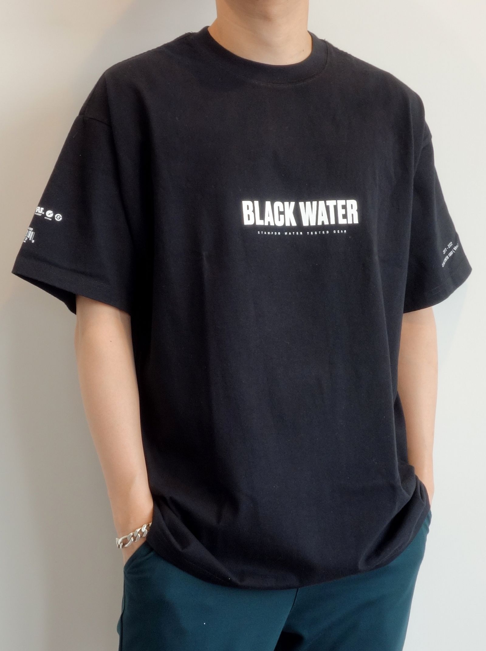 BLACK WATER RELAXED TEE / SLA-M2857TE / ビッグTシャツ