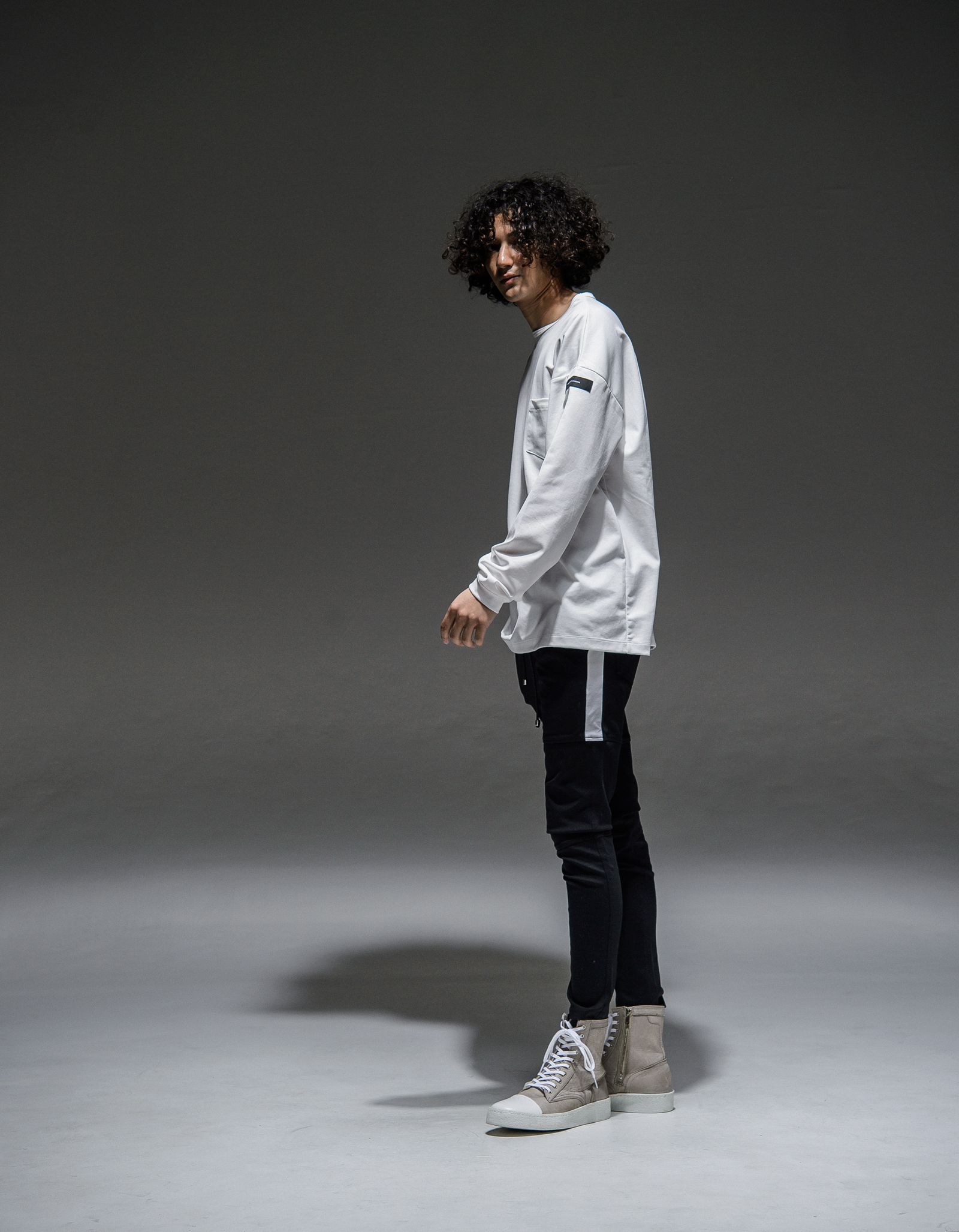 DOUBLE LOOSE POCKET LONG TEE / RC21-T-003 / ロングスリーブTシャツ
