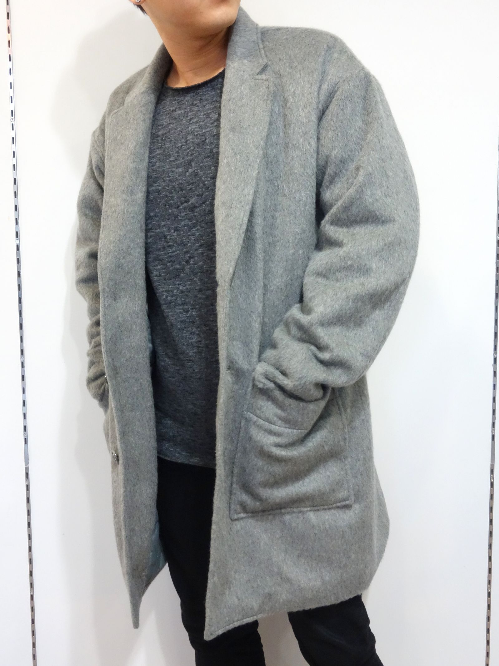 ALPACA BURRY COAT / RC17-JK-007 / オーバーサイズチェスターコート