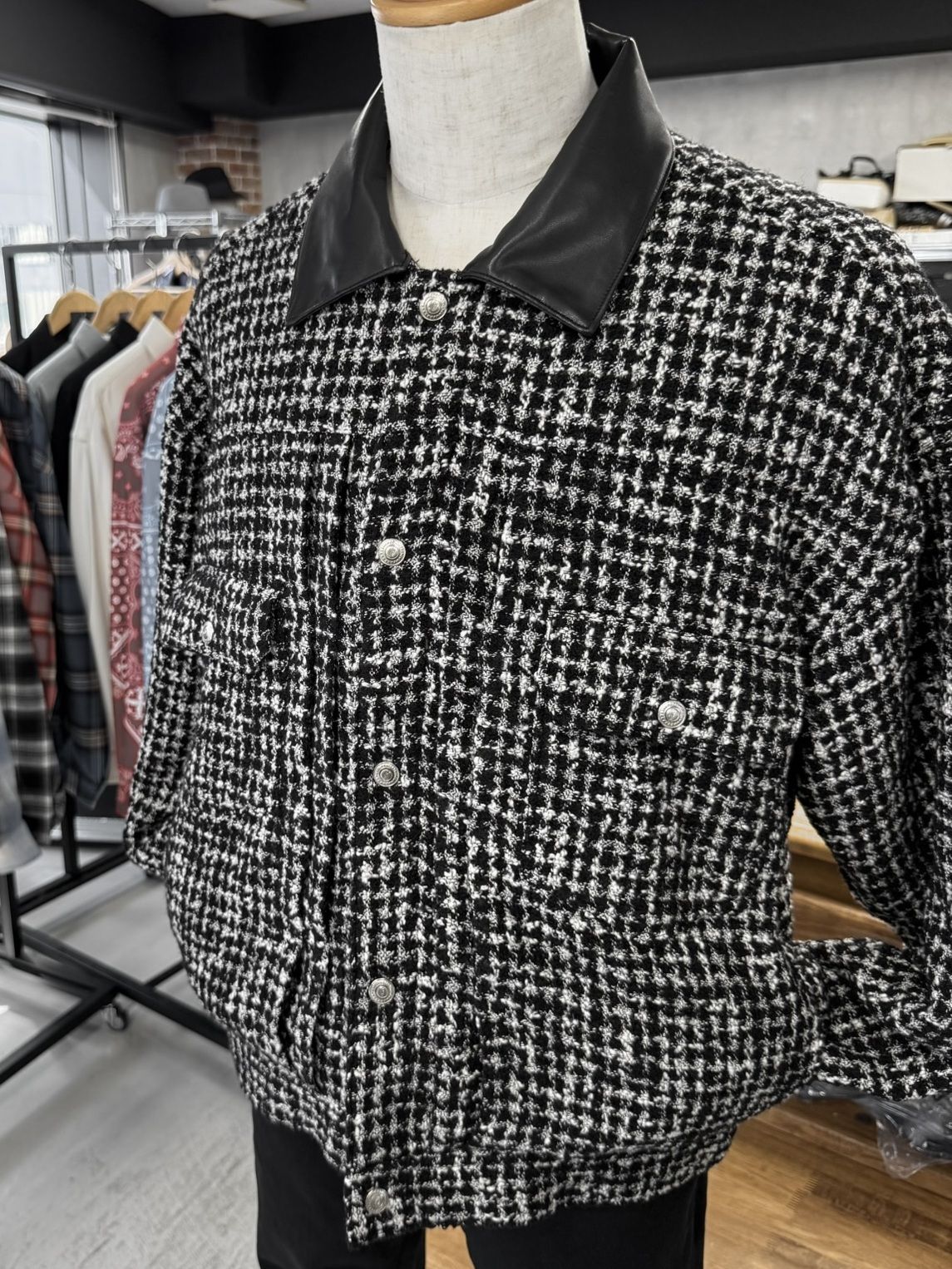 FCTWEED 2ND JK / RC41-JK-002 / ファンシーツイードジャケット / ブラック (9月下旬入荷予定)