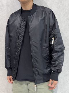 LIGHT DAVID JACKET / RC37-JK-002 / ナイロンライトMA-1 / ブラック