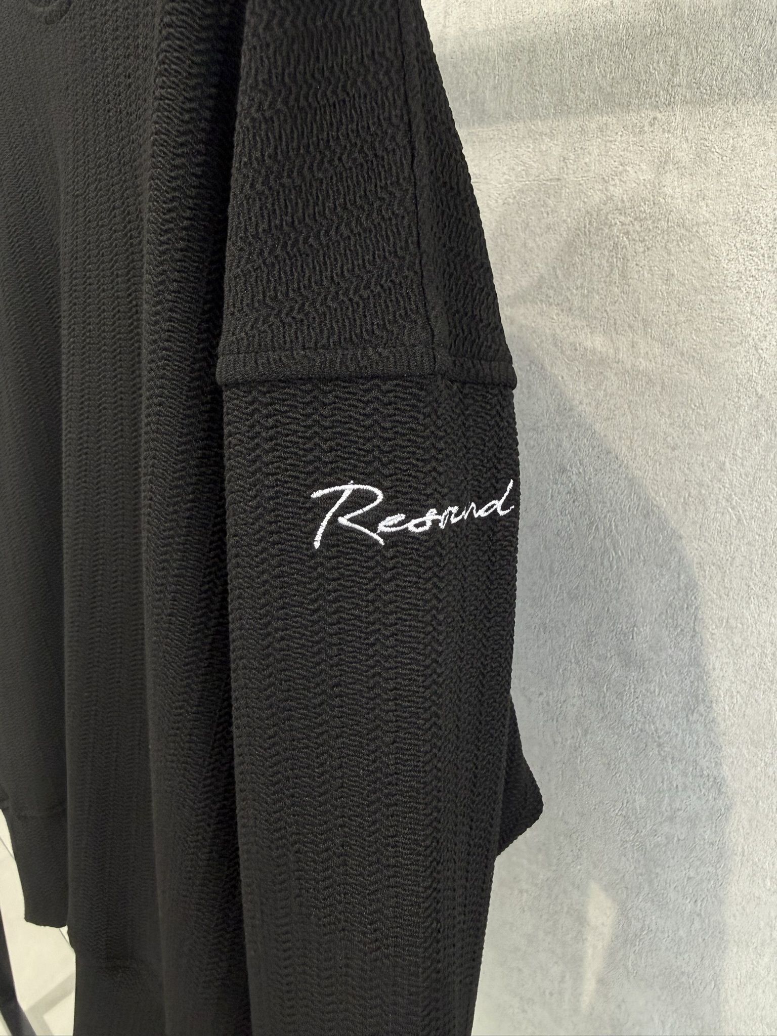 BLISTER TRAINER / RC39-C-004 / ブリスターニットトレーナー / ブラック