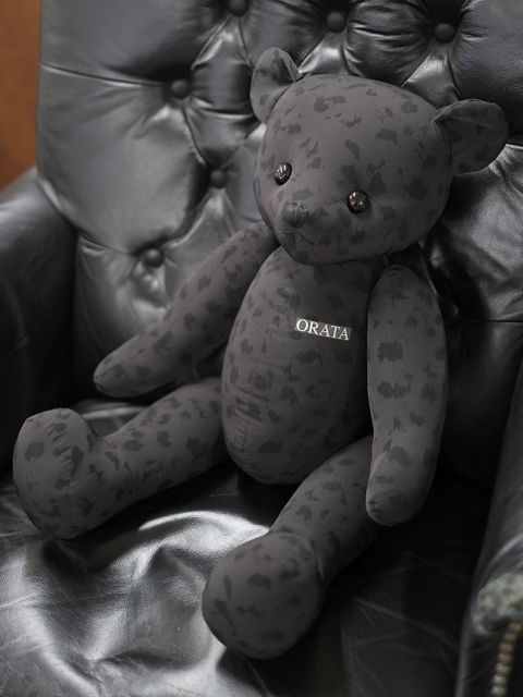 LEOPARD TEDDY BEAR(Lサイズ) / OR2-A-001 / テディベア / ブラックレオパード (6月中旬入荷予定)