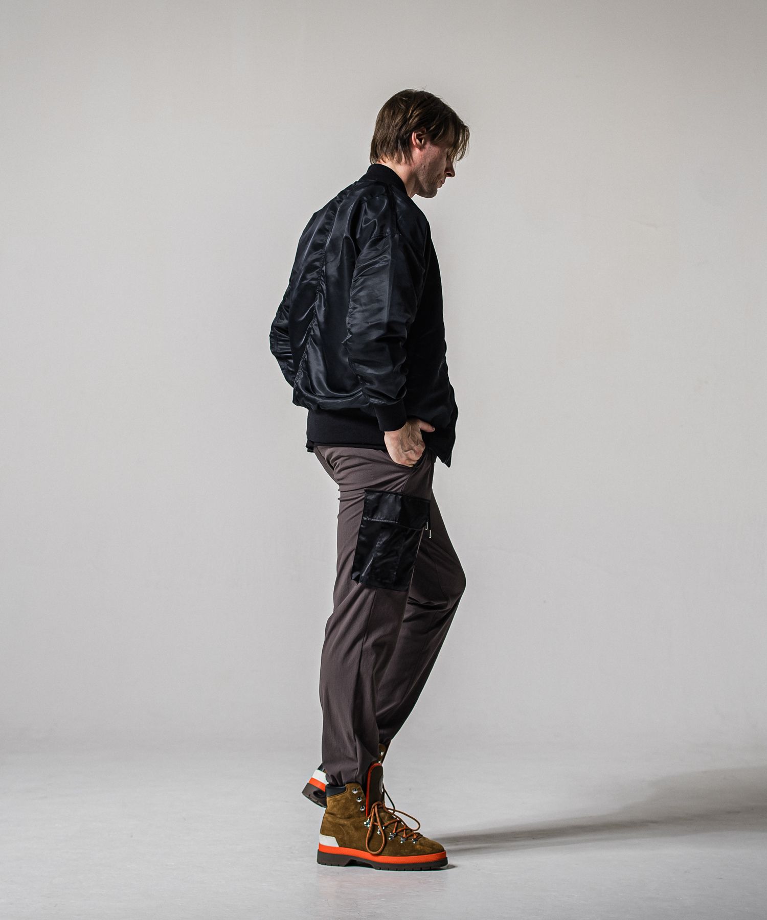 LIGHT DAVID JACKET / RC39-JK-002 / ナイロンライトMA-1 / ナイロンブラック (2月下旬入荷予定)