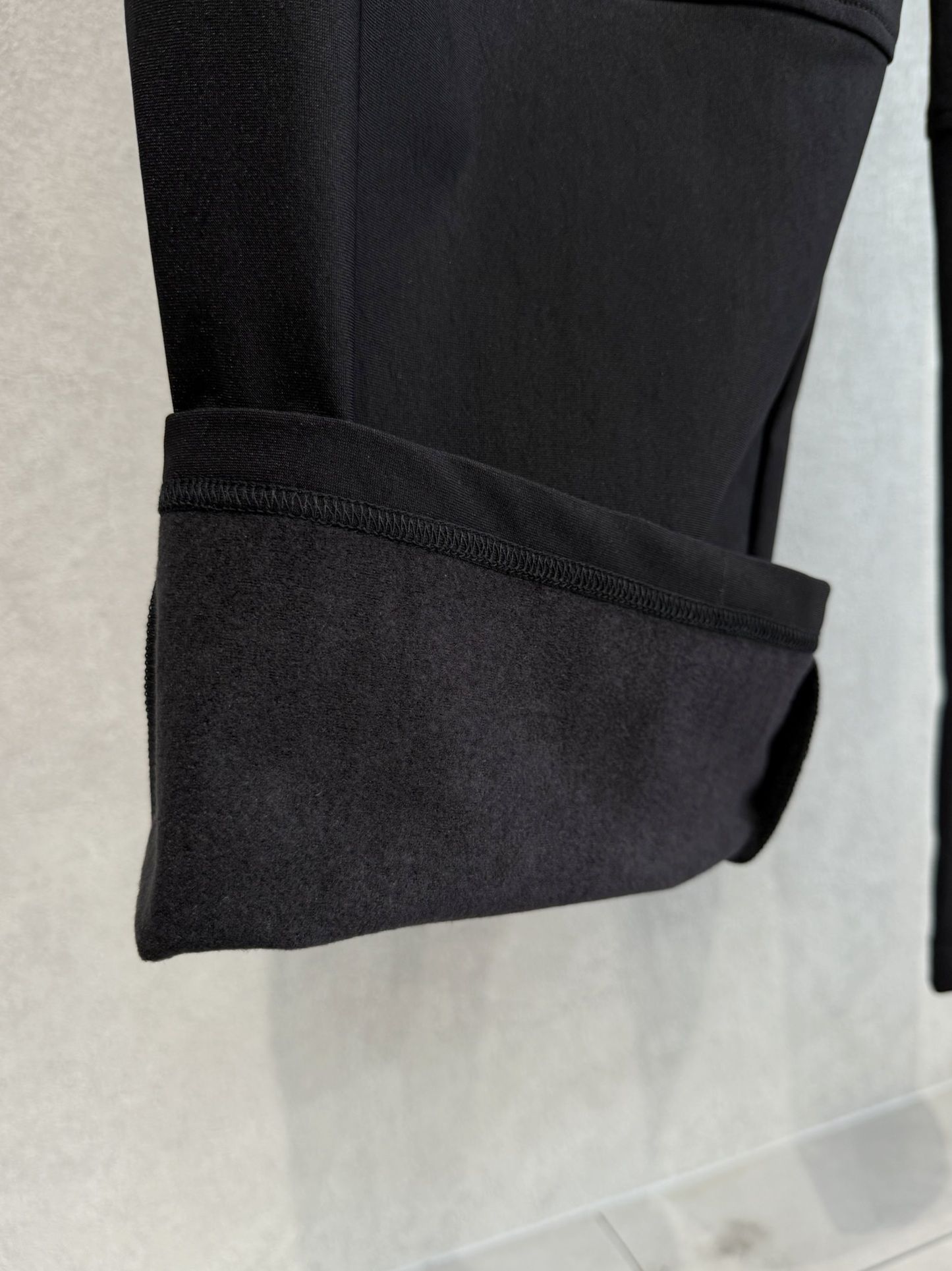 JOHNSON LINE HEAT WIDE TUCK PANTS / RC38-ST-009HWT / 裏起毛ジョンソンラインワイドタックパンツ / ブラック×ホワイト