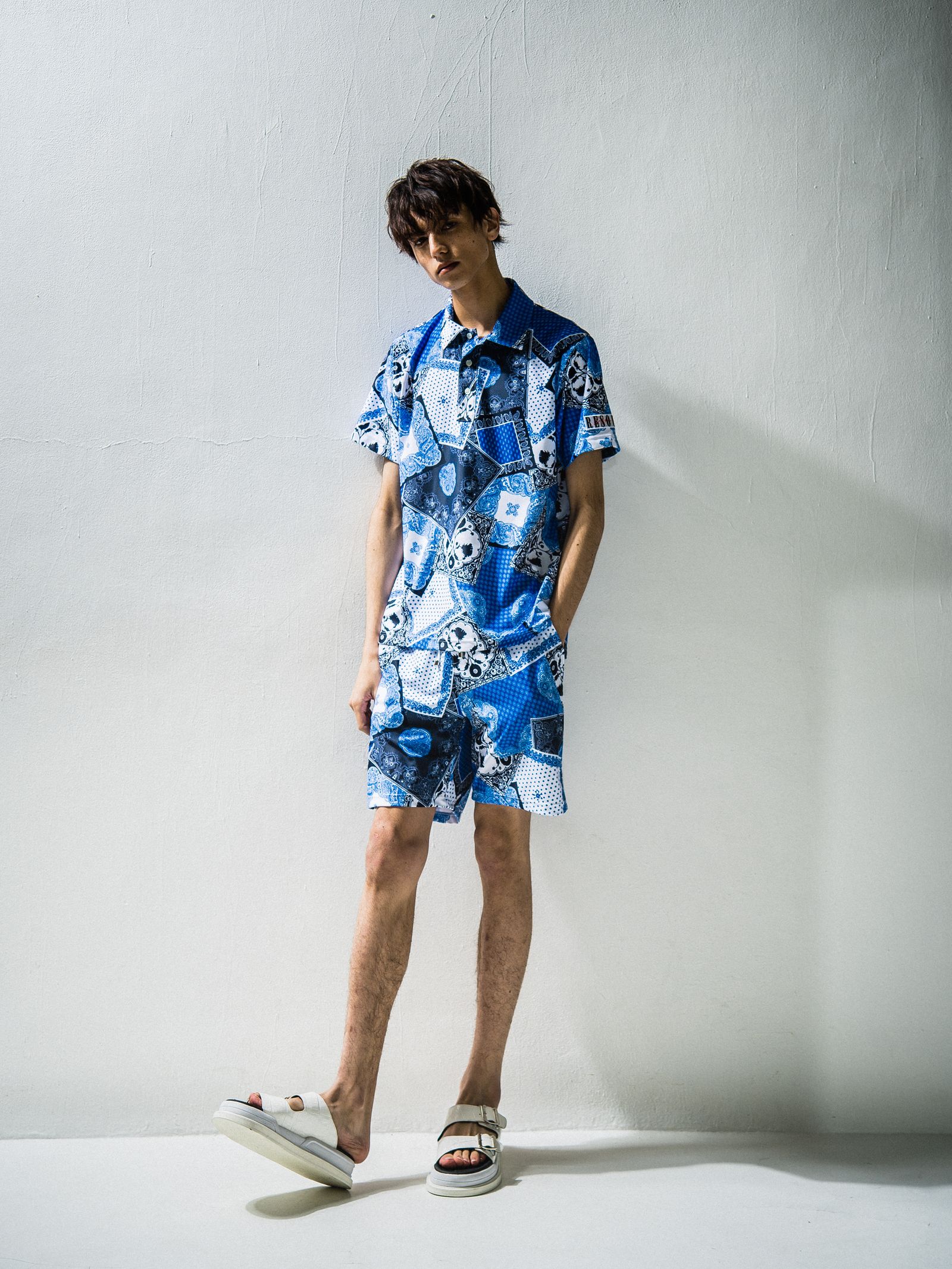 PAISELY RUSH POLO / RC24-T-014 / ラッシュガードポロシャツ ※