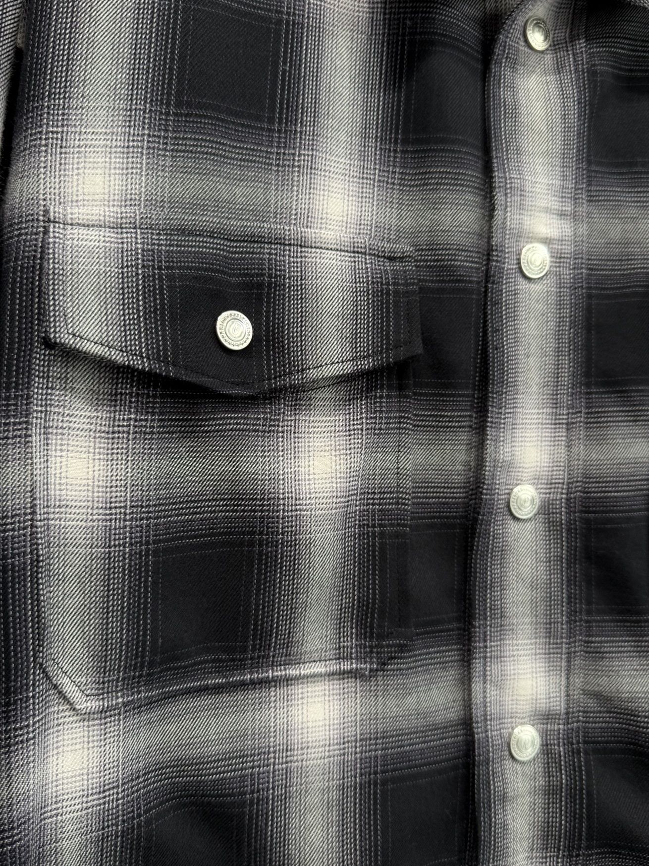 50S CHECK JK / RC39-JK-007C / チェックシャツジャケット / ブラック