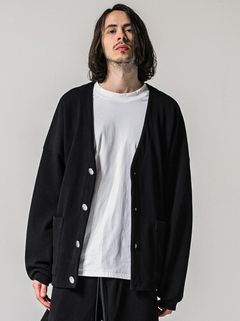 BLISTER KNIT C/D / RC39-C-005 / ブリスターニットカーディガン / ブラック (1月下旬入荷予定)