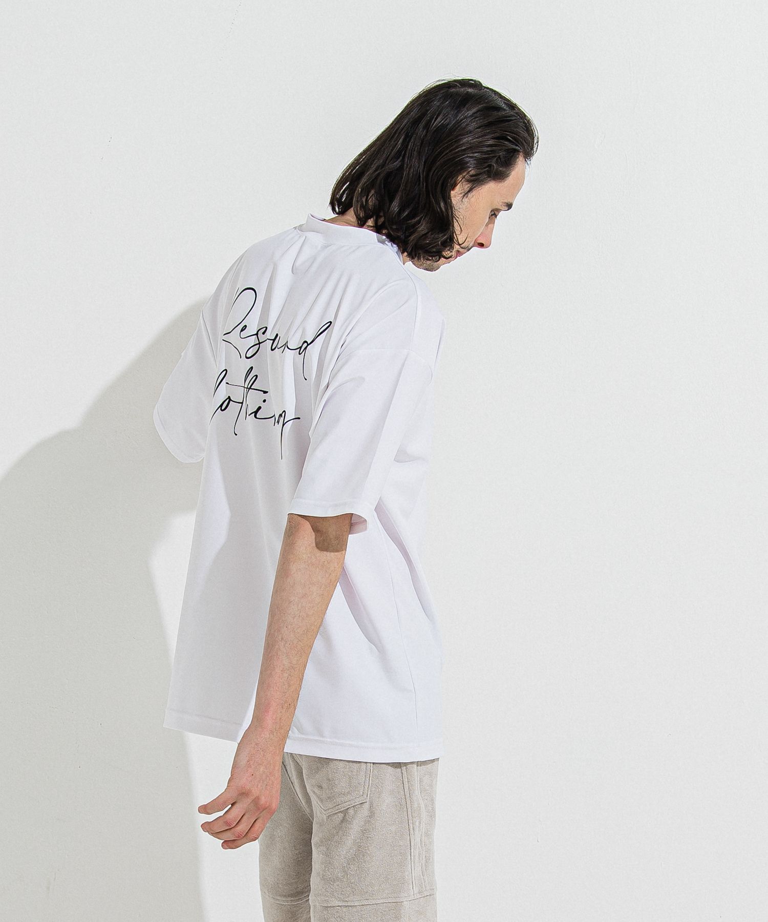 ID RUSH OVER T / RC36-T-011 / バックロゴラッシュガードビッグTシャツ / ホワイト