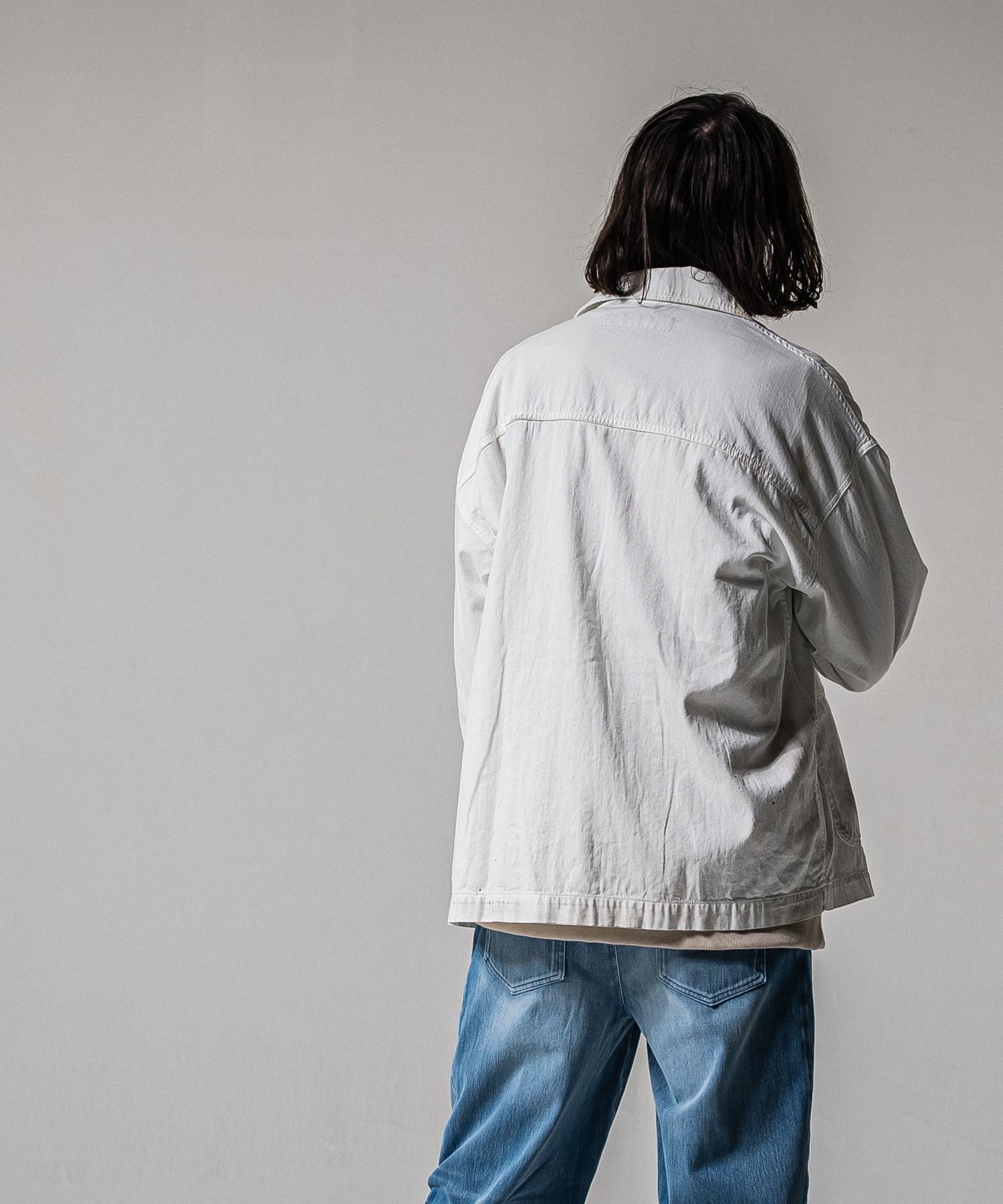 RC CAVER ALL / RC39-JK-004 / デニムカバーオール / ホワイト (2月中旬入荷予定)